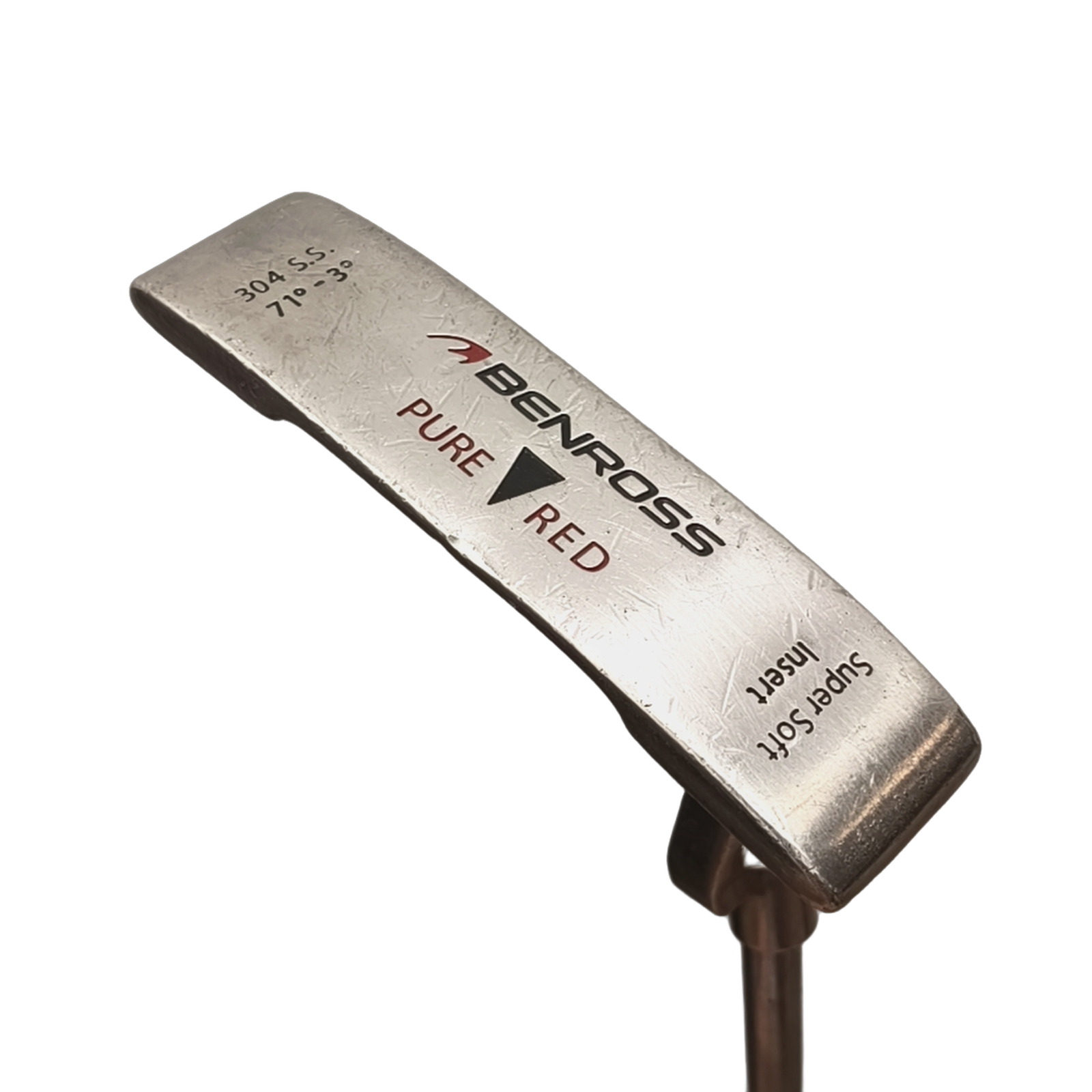 Ben Ross Pure Red Putter / 34" [model:birefnet-general] [bg:handrolled]