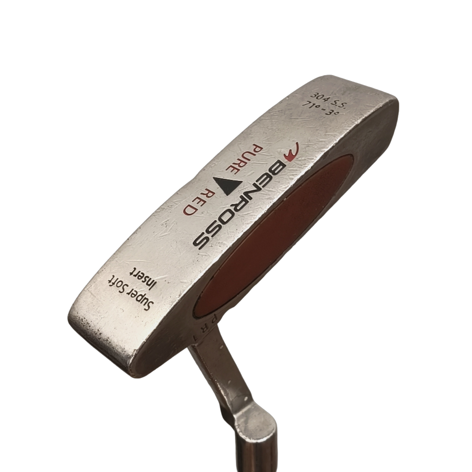 Ben Ross Pure Red Putter / 34" [model:birefnet-general] [bg:handrolled]