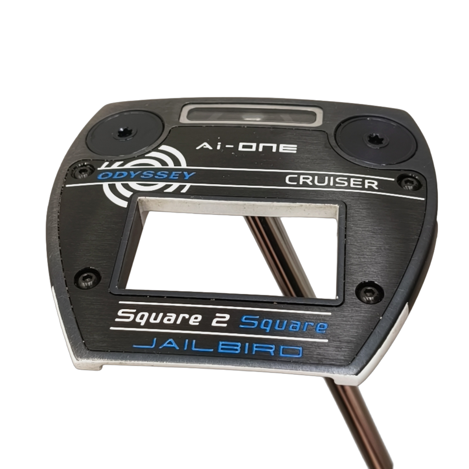 Odyssey AI ONE Square 2 Square Jailbird Cruiser  Putter / 38" [model:birefnet-general] [bg:handrolled]