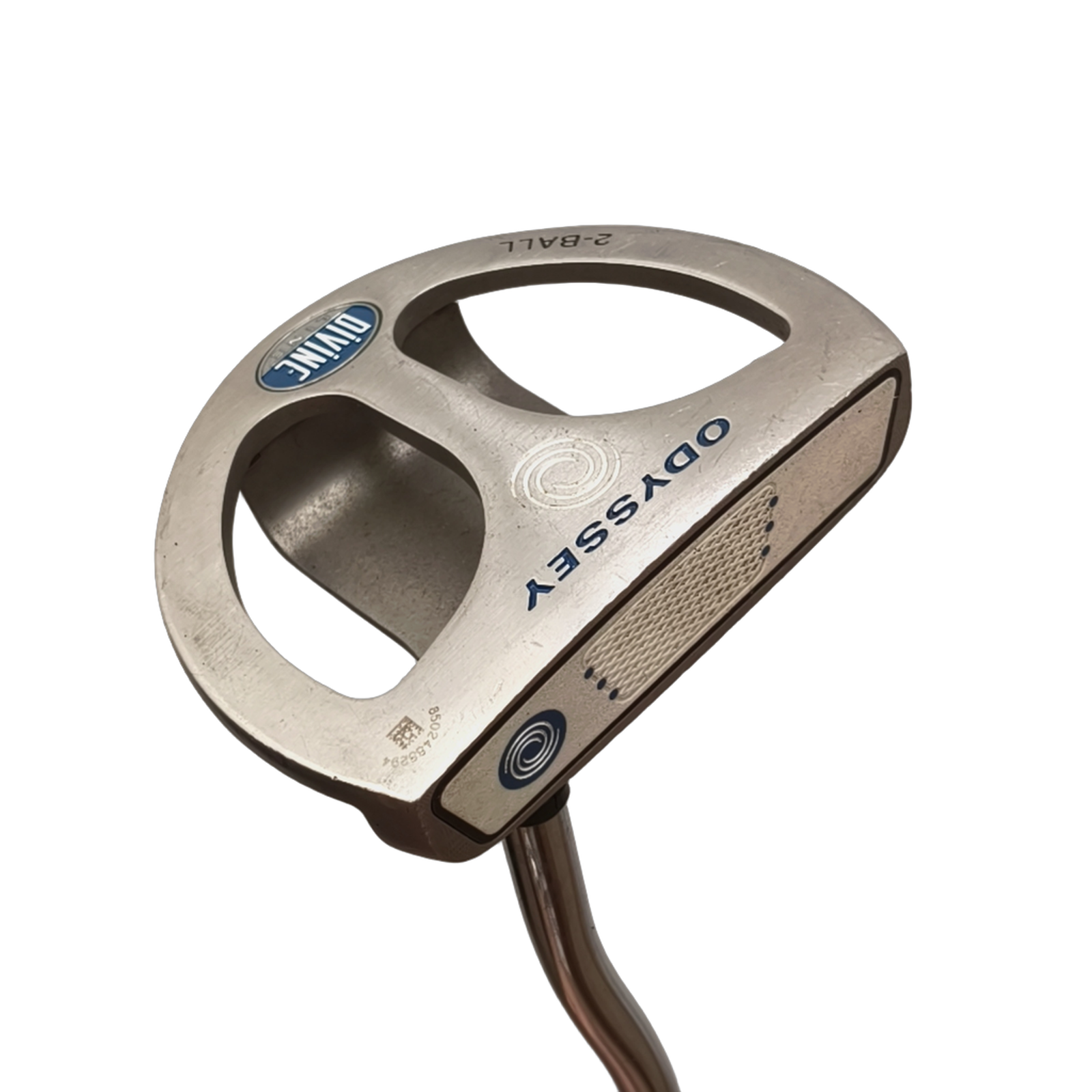 Odyssey 2-ball Divine Line Putter / 31" [model:birefnet-general] [bg:handrolled]