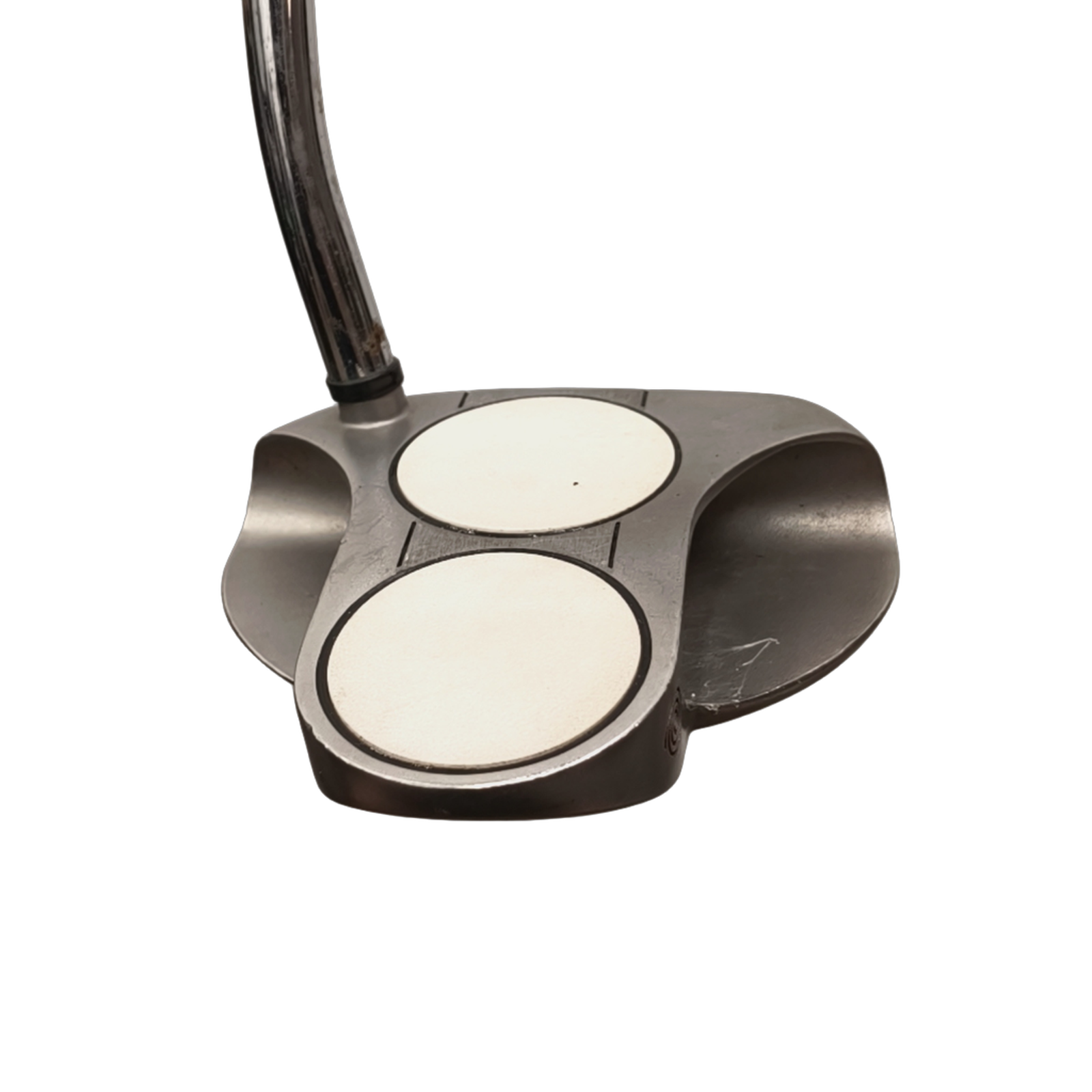 Odyssey White Steel 2-Ball Putter / 35" [model:birefnet-general] [bg:handrolled]