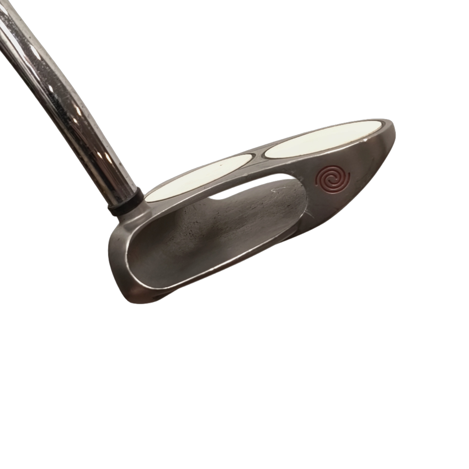 Odyssey White Steel 2-Ball Putter / 35" [model:birefnet-general] [bg:handrolled]