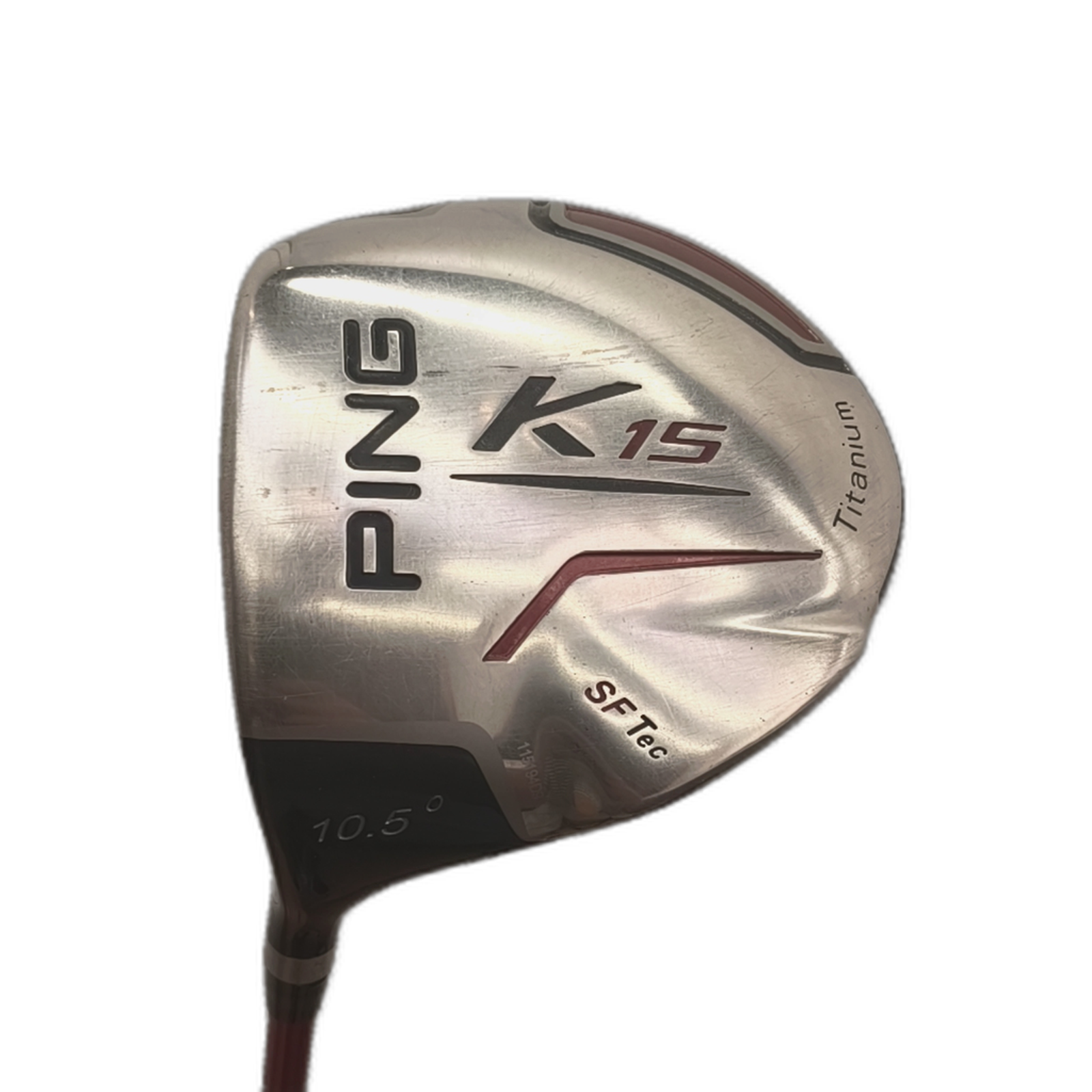 Venstre PING K15 SFT Driver / Flex Regular / Loft 10.5 [model:silueta] [bg:handrolled]