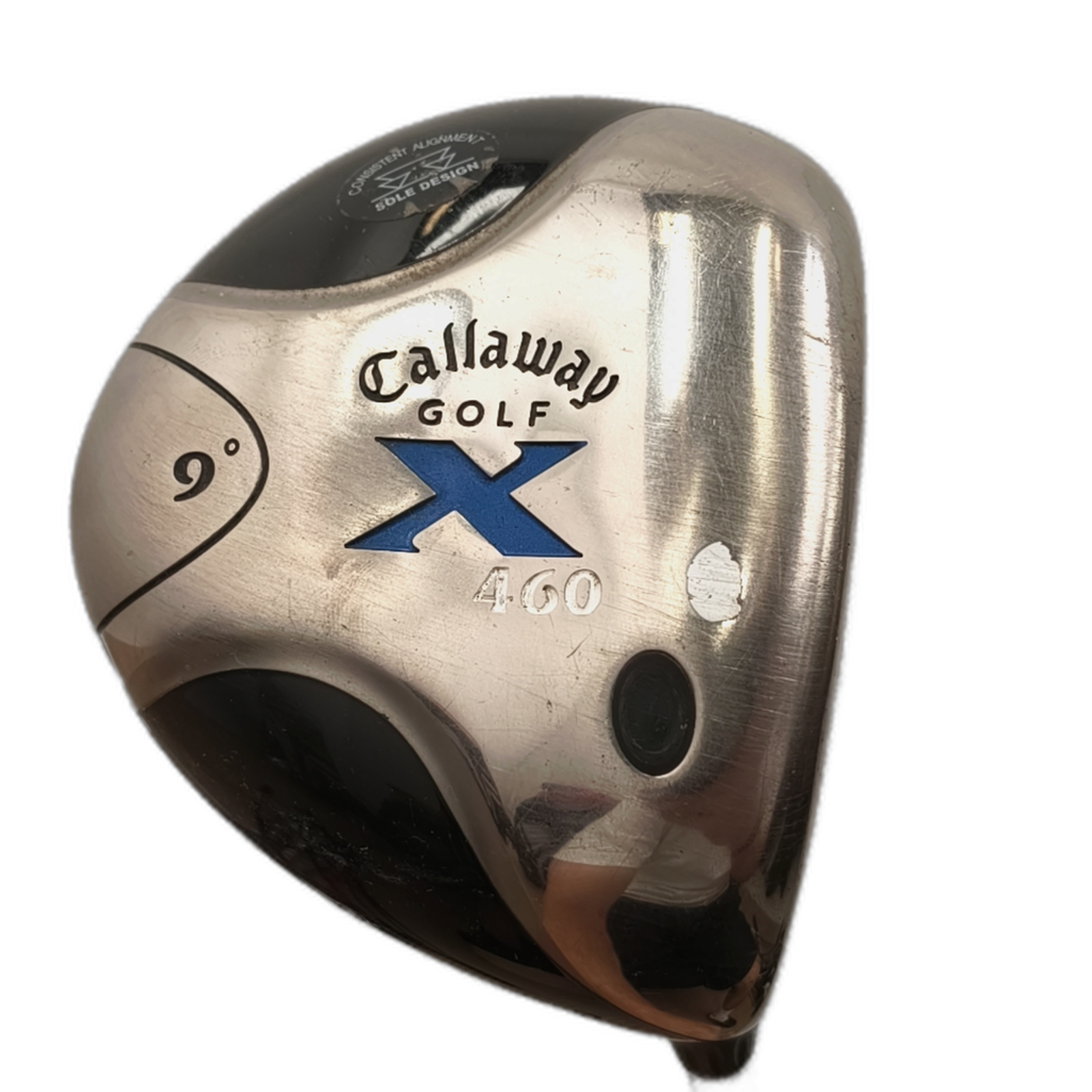 Callaway x460 Driver / Flex Stiff / Loft 9 [model:silueta] [bg:handrolled]