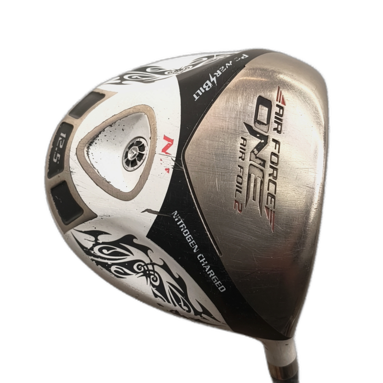 Power Bilt AirForce One Air Foil 2 Driver / Flex A-flex / Loft 12.5 [model:silueta] [bg:handrolled]