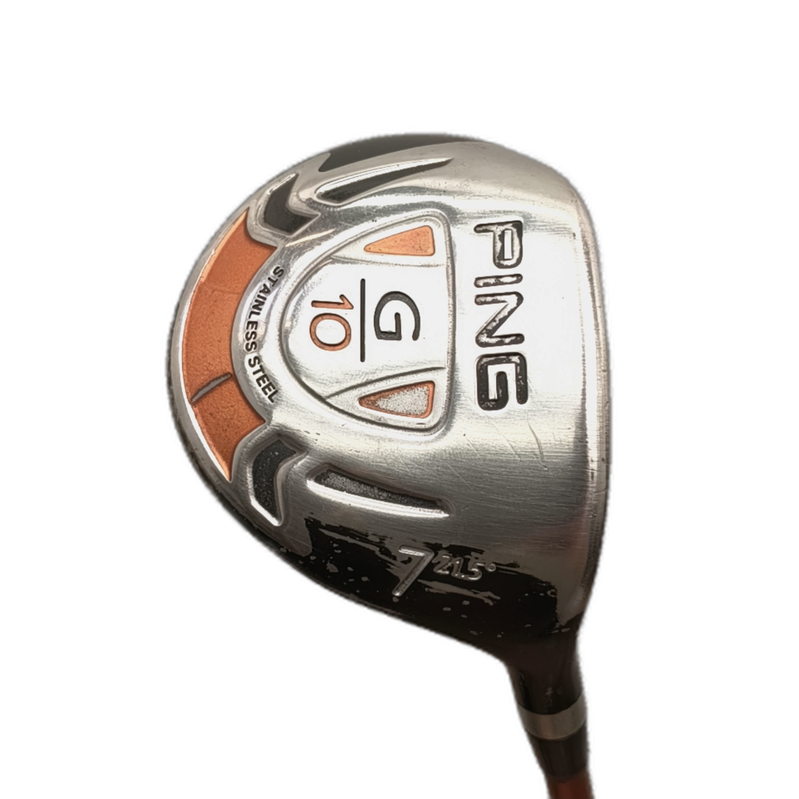 PING G10 Fairway Wood / Flex Regular / #7/21.5 [model:silueta] [bg:handrolled]