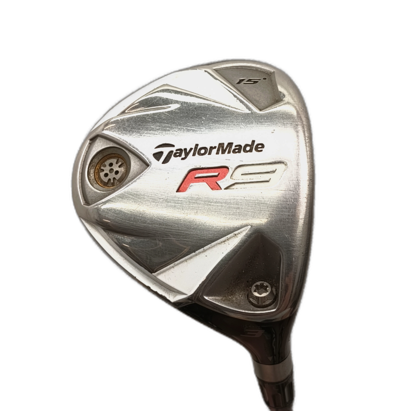 TaylorMade R9 Fairway Wood / Flex Regular / #3/15 [model:silueta] [bg:handrolled]