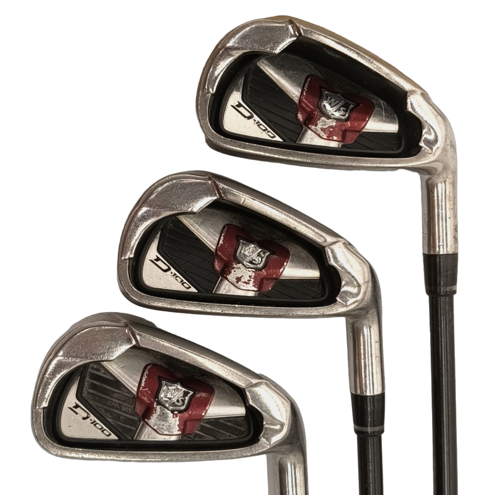 Wilson Staff D100 Jernsæt / 5-PW / Flex Regular / Grafit [model:birefnet-general] [bg:handrolled]