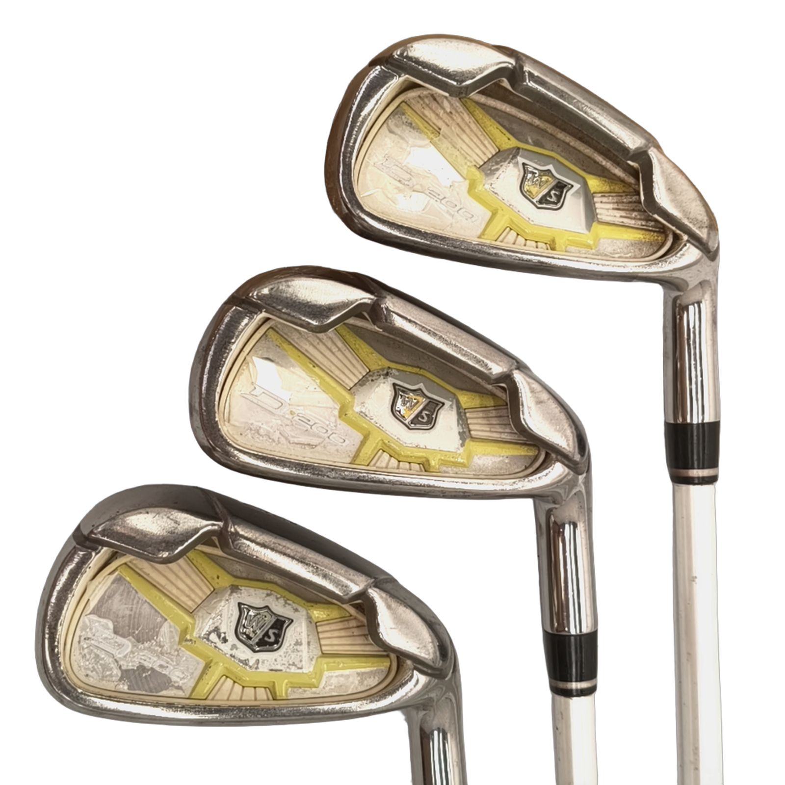 Wilson D200 Superlite Jernsæt / 6-PW+SW / Flex Ladies / Grafit [model:birefnet-general] [bg:handrolled]