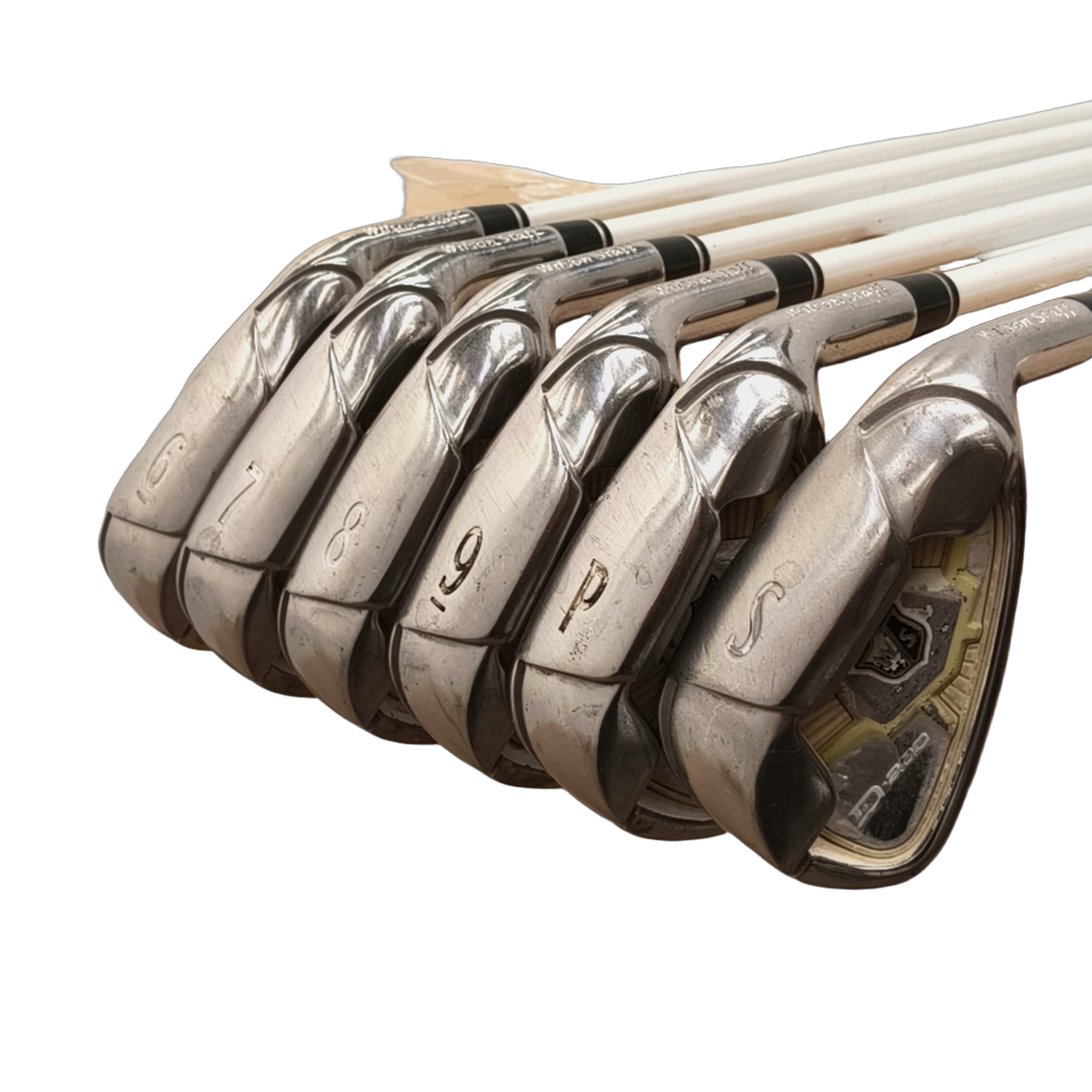 Wilson D200 Superlite Jernsæt / 6-PW+SW / Flex Ladies / Grafit [model:birefnet-general] [bg:handrolled]