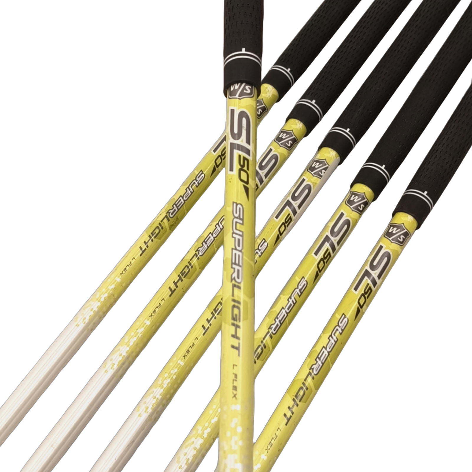 Wilson D200 Superlite Jernsæt / 6-PW+SW / Flex Ladies / Grafit [model:birefnet-general] [bg:handrolled]