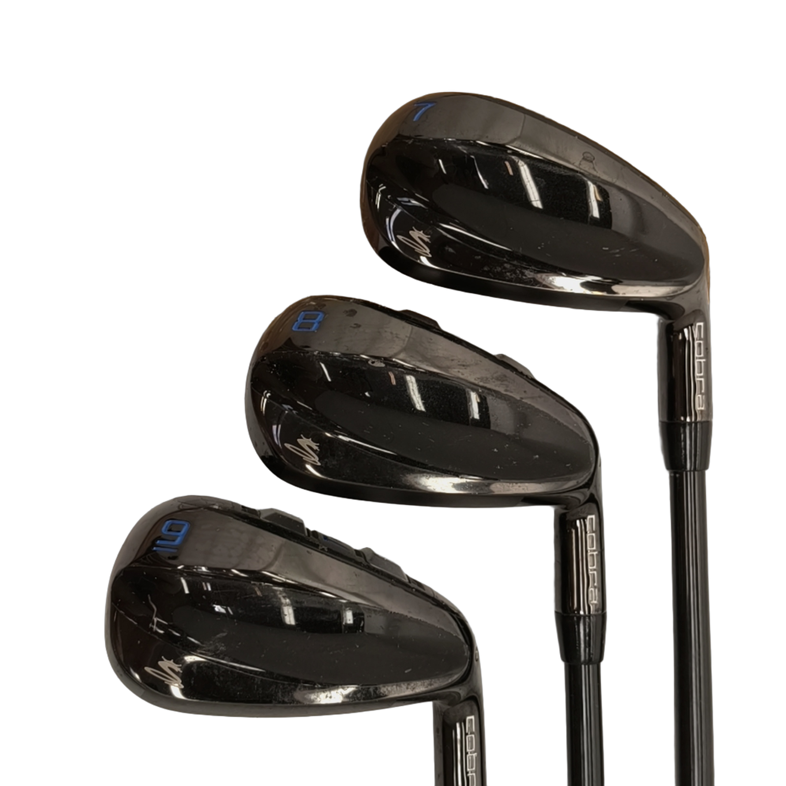 Cobra T-rail Jernsæt / 7-PW / Flex A-flex / Grafit [model:birefnet-general] [bg:handrolled]