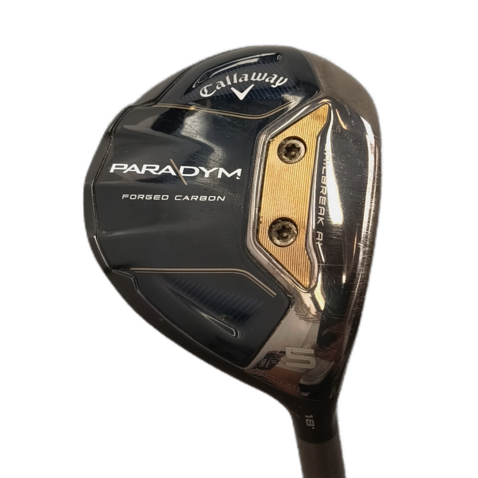 Callaway Paradym Fairway Wood / Flex Stiff / #5/18 [model:silueta] [bg:handrolled]