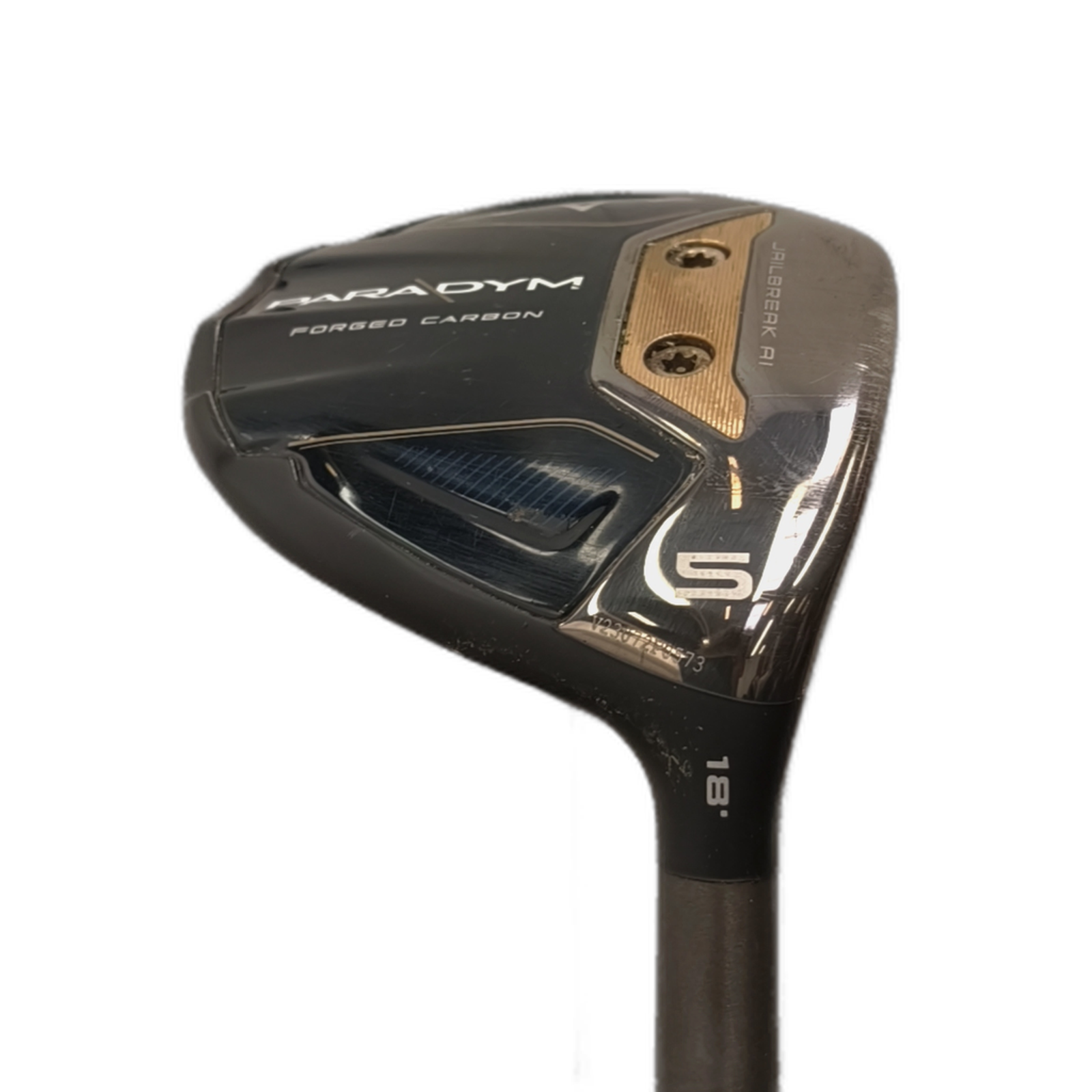 Callaway Paradym Fairway Wood / Flex Stiff / #5/18 [model:silueta] [bg:handrolled]