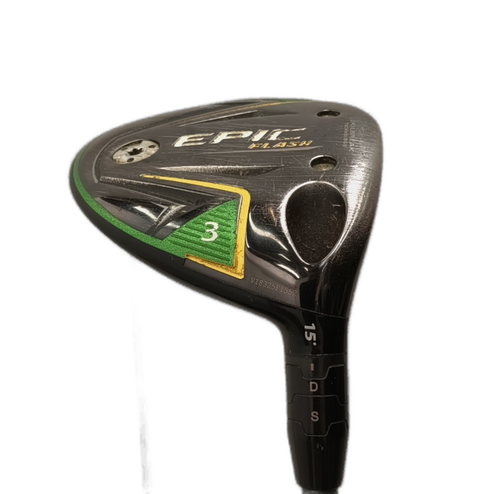 Callaway Epic Flash Fairway Wood / Flex Stiff / #3/15 [model:silueta] [bg:handrolled]