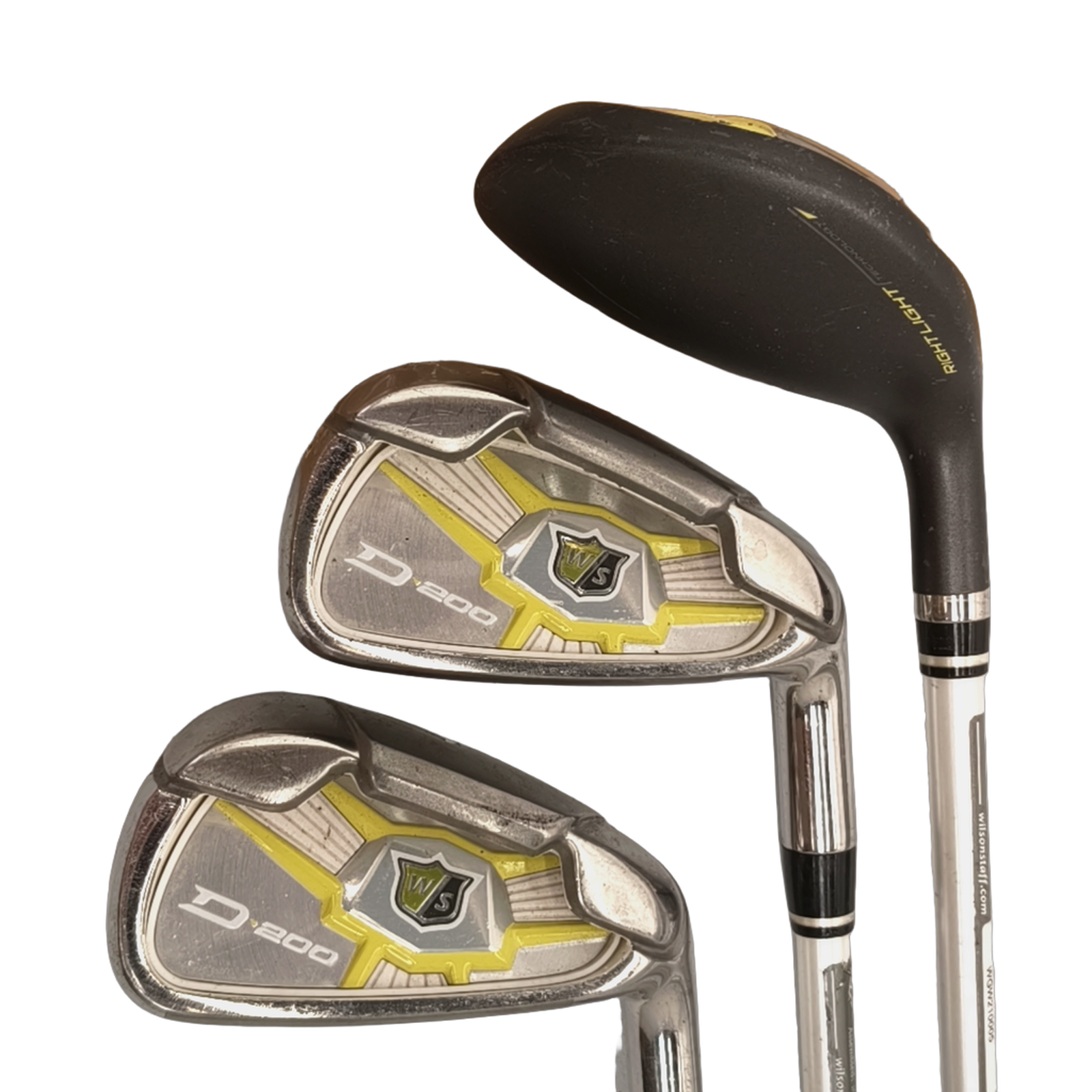 Wilson Staff D200 Superlite Jernsæt / 6-PW+SW+5H / Flex Ladies / Grafit [model:birefnet-general] [bg:handrolled]