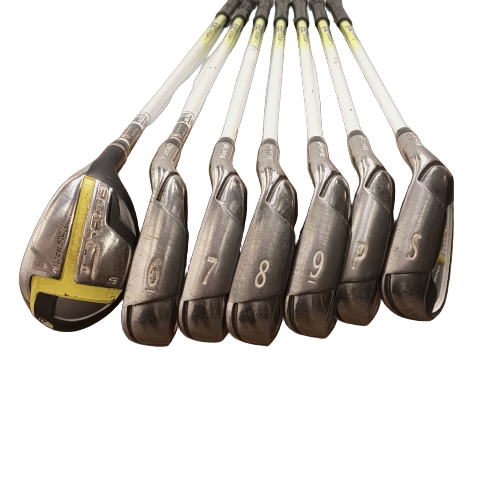 Wilson Staff D200 Superlite Jernsæt / 6-PW+SW+5H / Flex Ladies / Grafit [model:birefnet-general] [bg:handrolled]