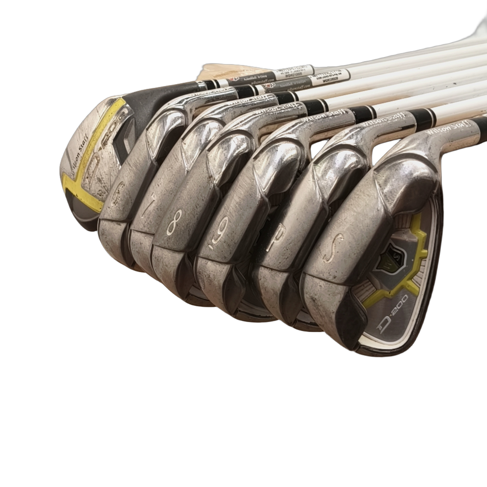 Wilson Staff D200 Superlite Jernsæt / 6-PW+SW+5H / Flex Ladies / Grafit [model:birefnet-general] [bg:handrolled]