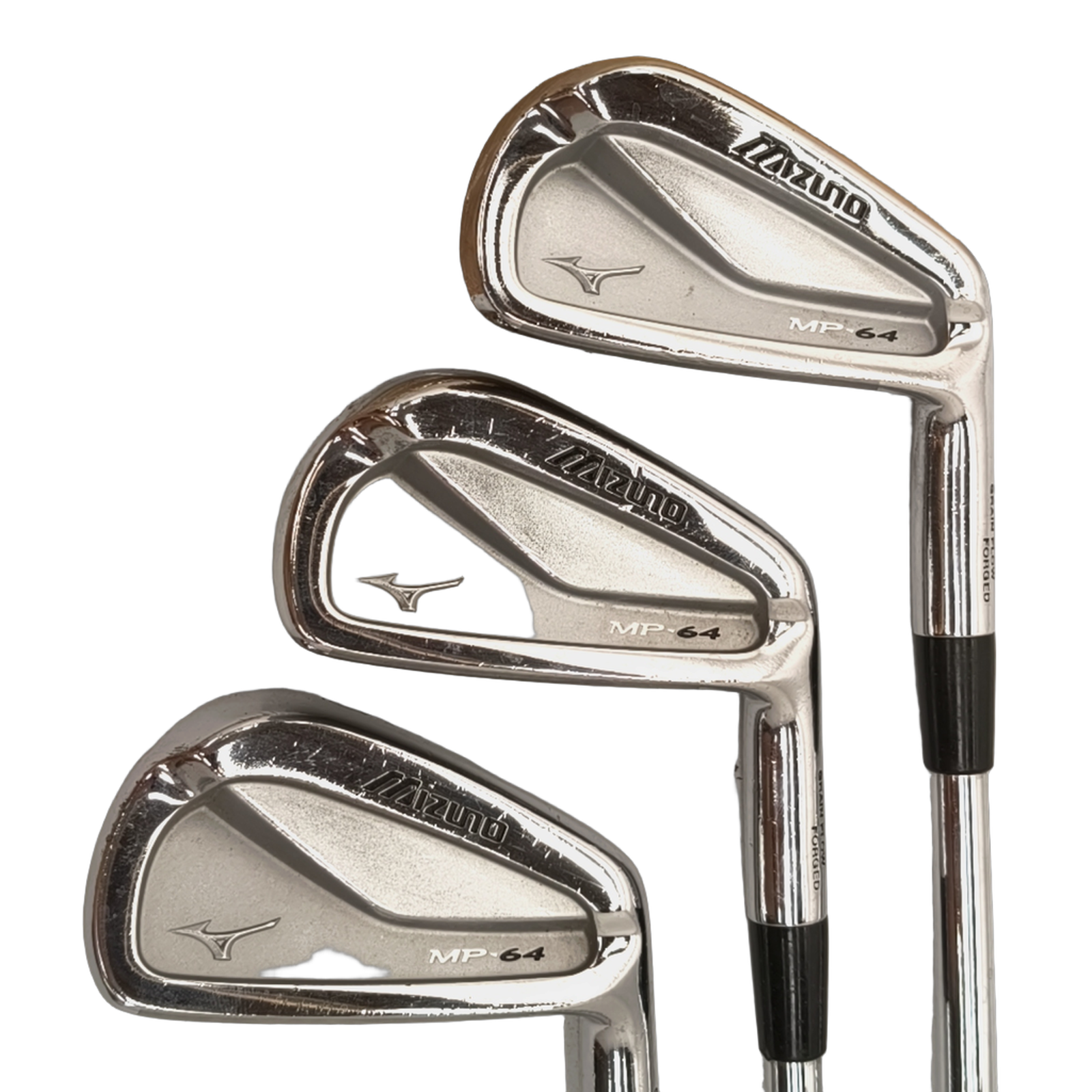 Mizuno MP-64 Jernsæt / 4-PW / Flex Stiff / Stål [model:birefnet-general] [bg:handrolled]