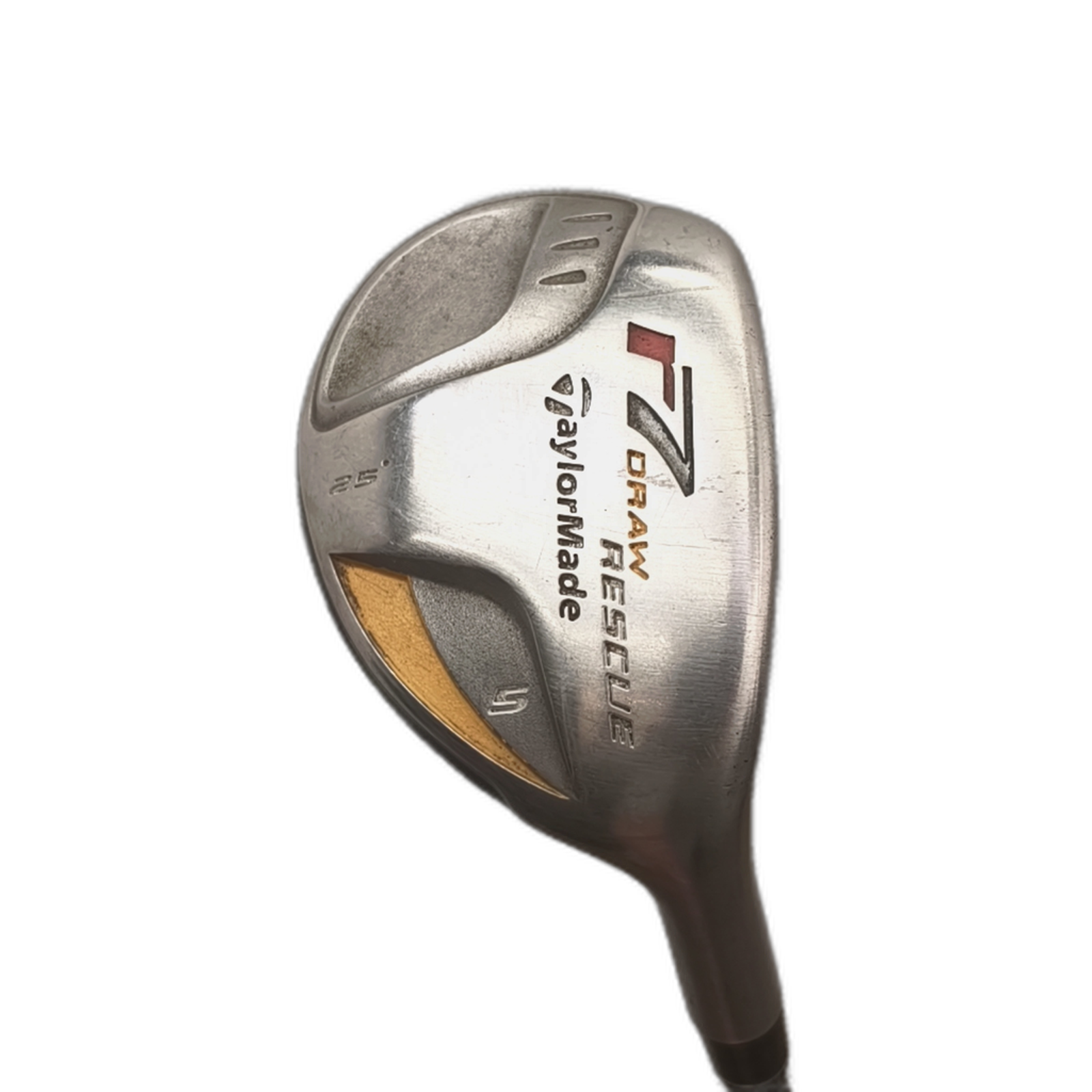 TaylorMade R7 Draw Hybrid / Flex Regular / #5/25 [model:silueta] [bg:handrolled]