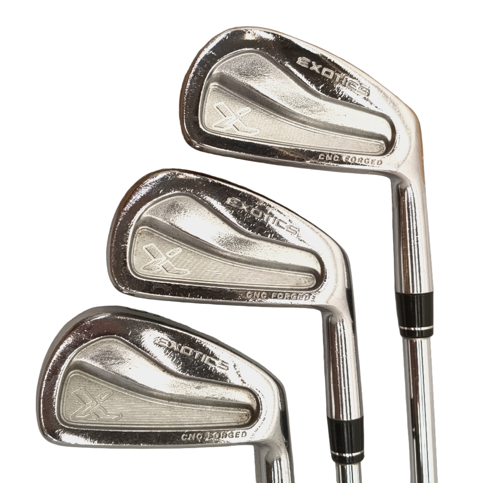 Tour Edge Exotics Jernsæt / 4-PW / Flex Stiff / Stål [model:birefnet-general] [bg:handrolled]