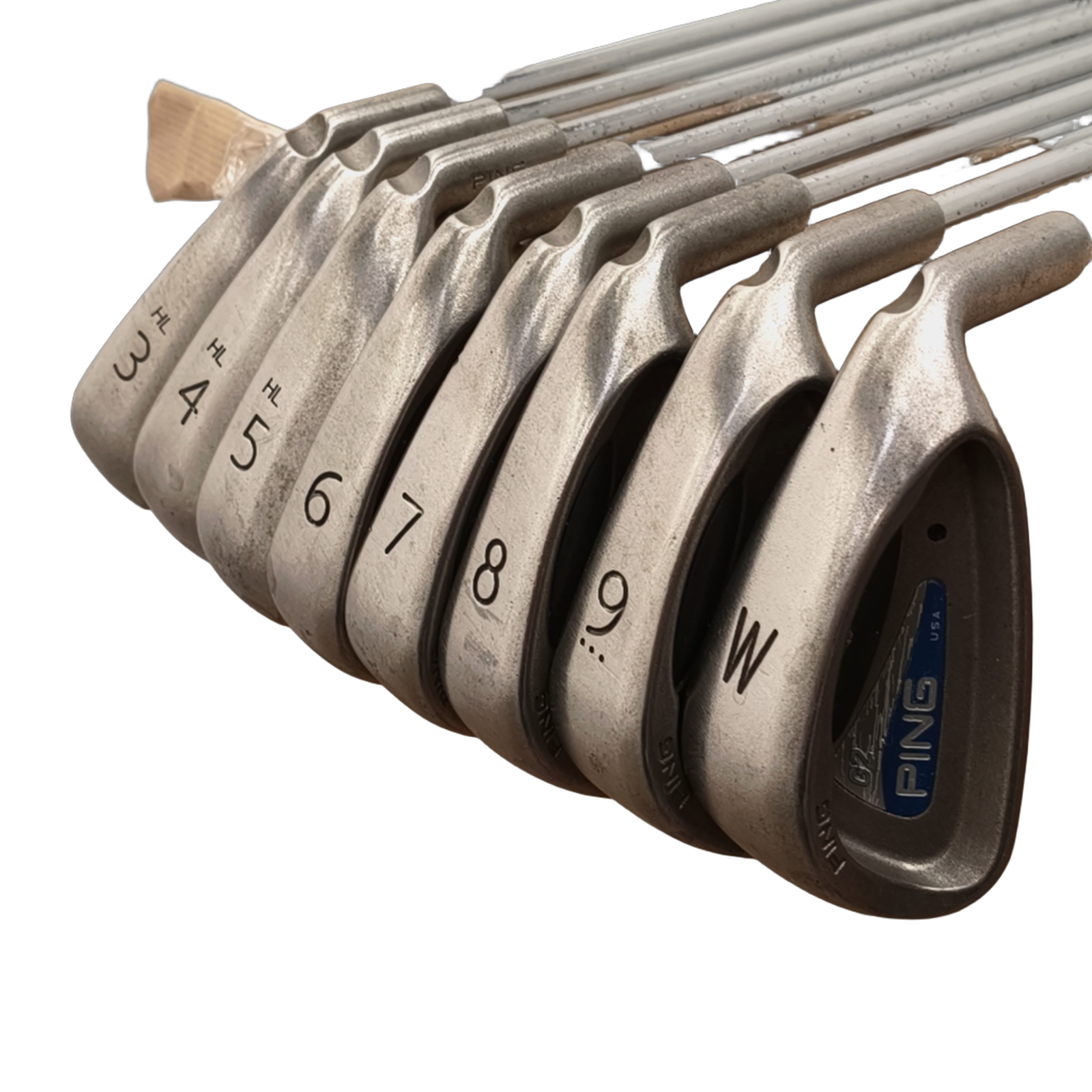 PING G2 Jernsæt / 3-PW / Flex Stiff / Stål [model:birefnet-general] [bg:handrolled]