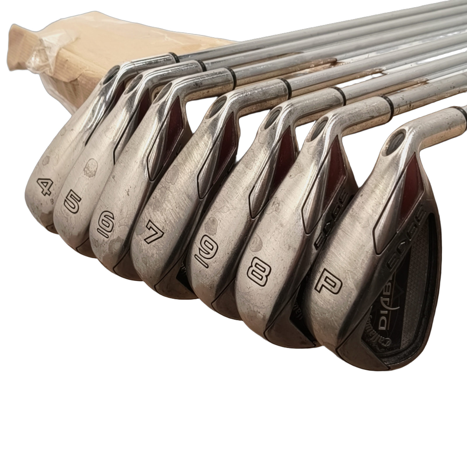 Callaway Diablo Edge Jernsæt / 4-PW / Flex Uniflex / Stål [model:birefnet-general] [bg:handrolled]