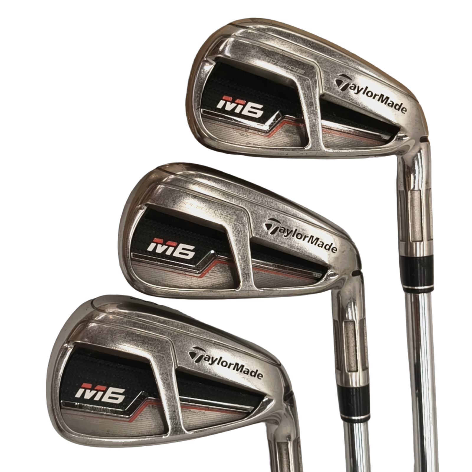 TaylorMade M6 Jernsæt / 6-PW+SW / Flex Regular / Stål [model:birefnet-general] [bg:handrolled]
