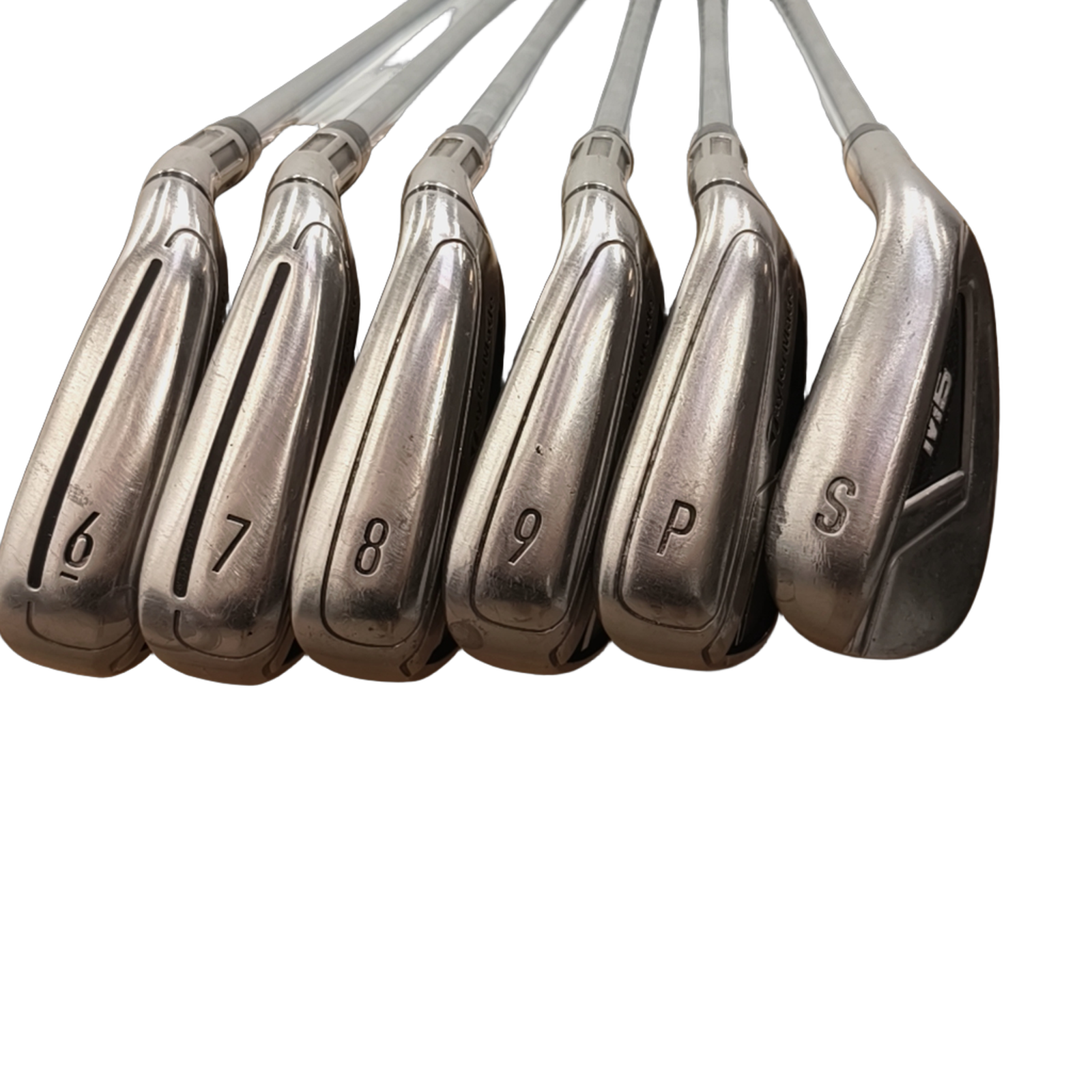 TaylorMade M6 Jernsæt / 6-PW+SW / Flex Regular / Stål [model:birefnet-general] [bg:handrolled]