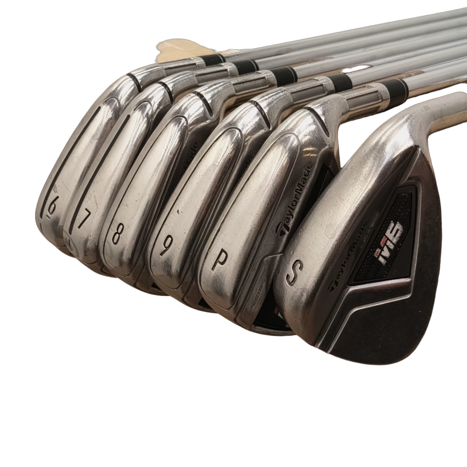 TaylorMade M6 Jernsæt / 6-PW+SW / Flex Regular / Stål [model:birefnet-general] [bg:handrolled]