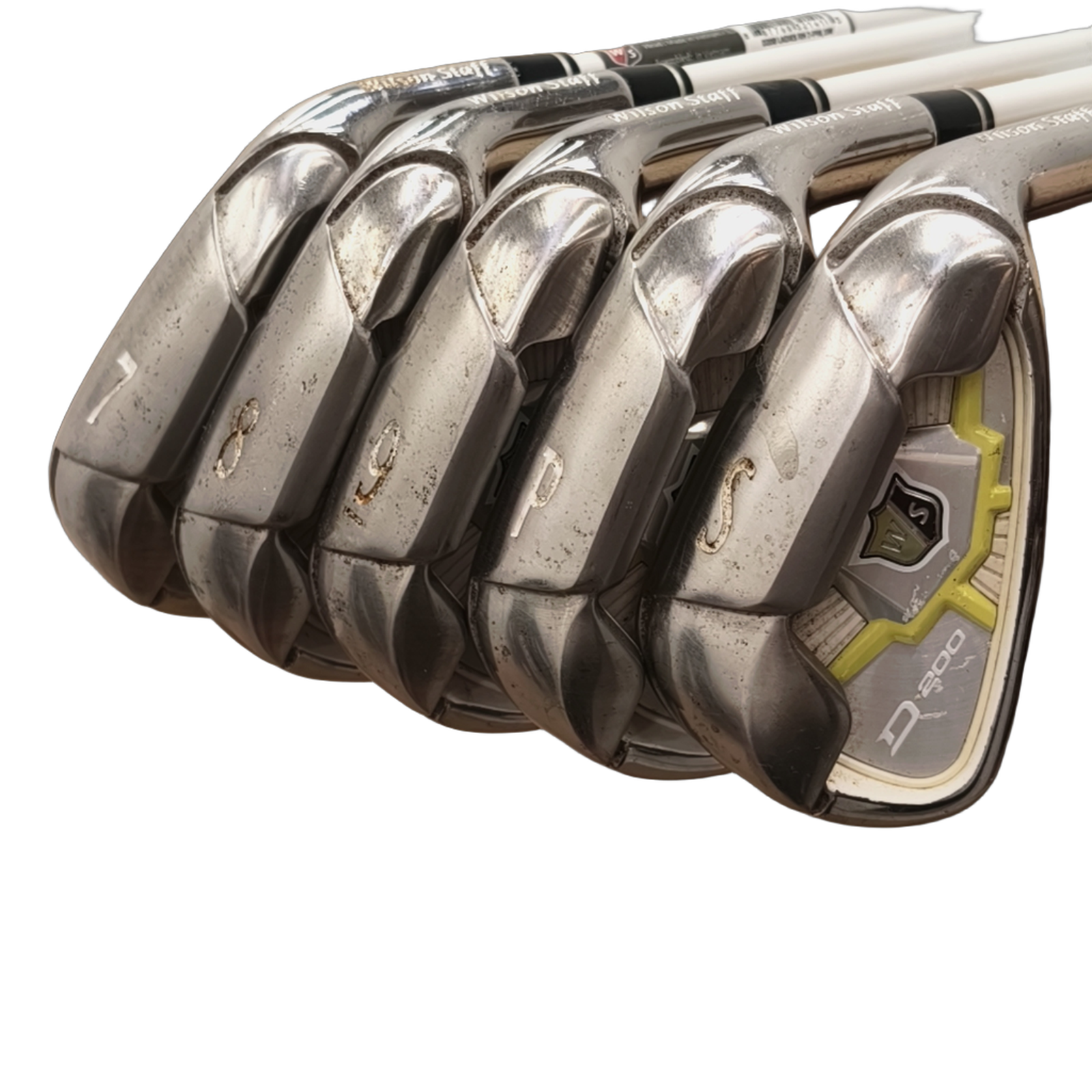 Wilson D200 Jernsæt / 7-PW+SW / Flex Ladies / Grafit [model:birefnet-general] [bg:handrolled]