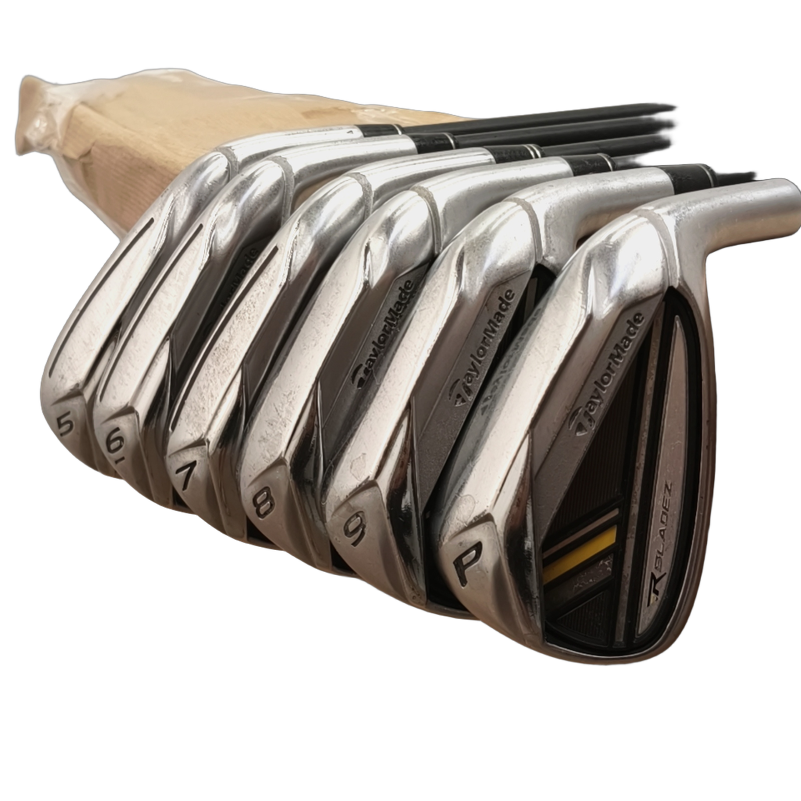 TaylorMade RBladez Jernsæt / 5-PW / Flex Regular / Grafit [model:birefnet-general] [bg:handrolled]
