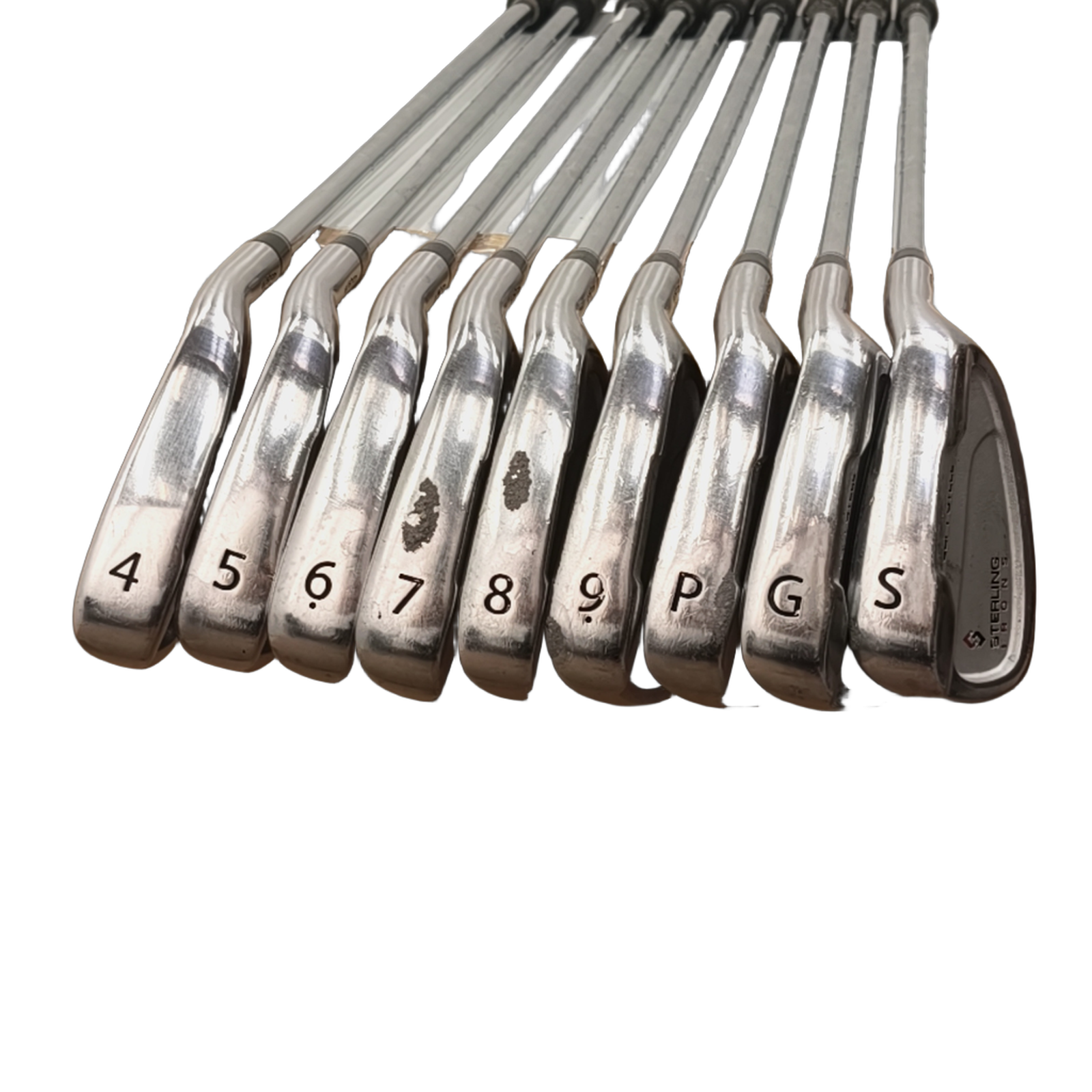 Wishon Golf Sterling Jernsæt / 4-PW+GW+SW / Flex Regular / Stål [model:birefnet-general] [bg:handrolled]