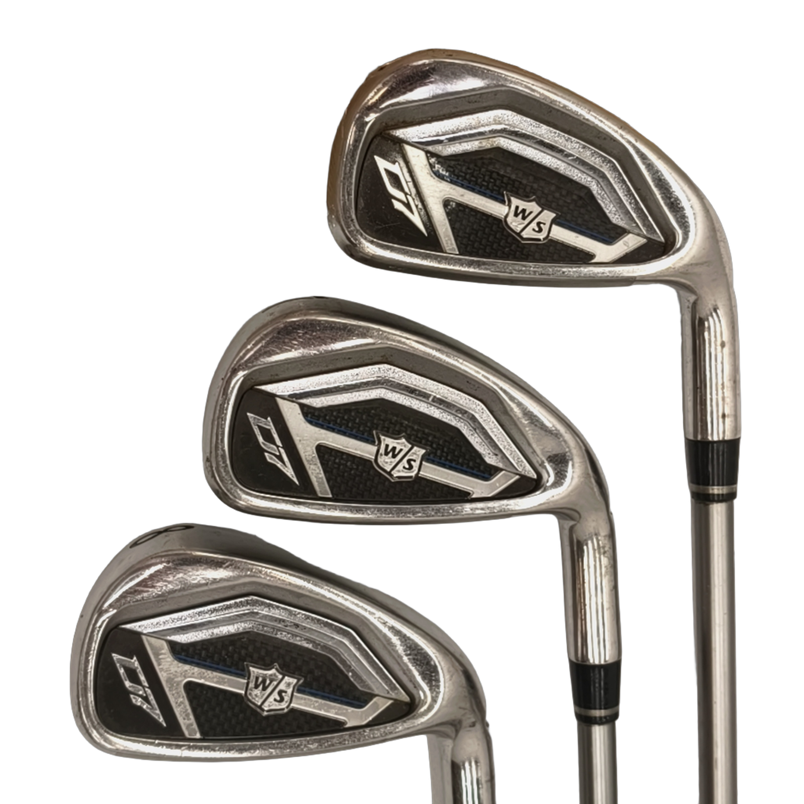 Wilson Staff D7 Jernsæt / 6-PW+SW / Flex A-flex / Grafit [model:birefnet-general] [bg:handrolled]