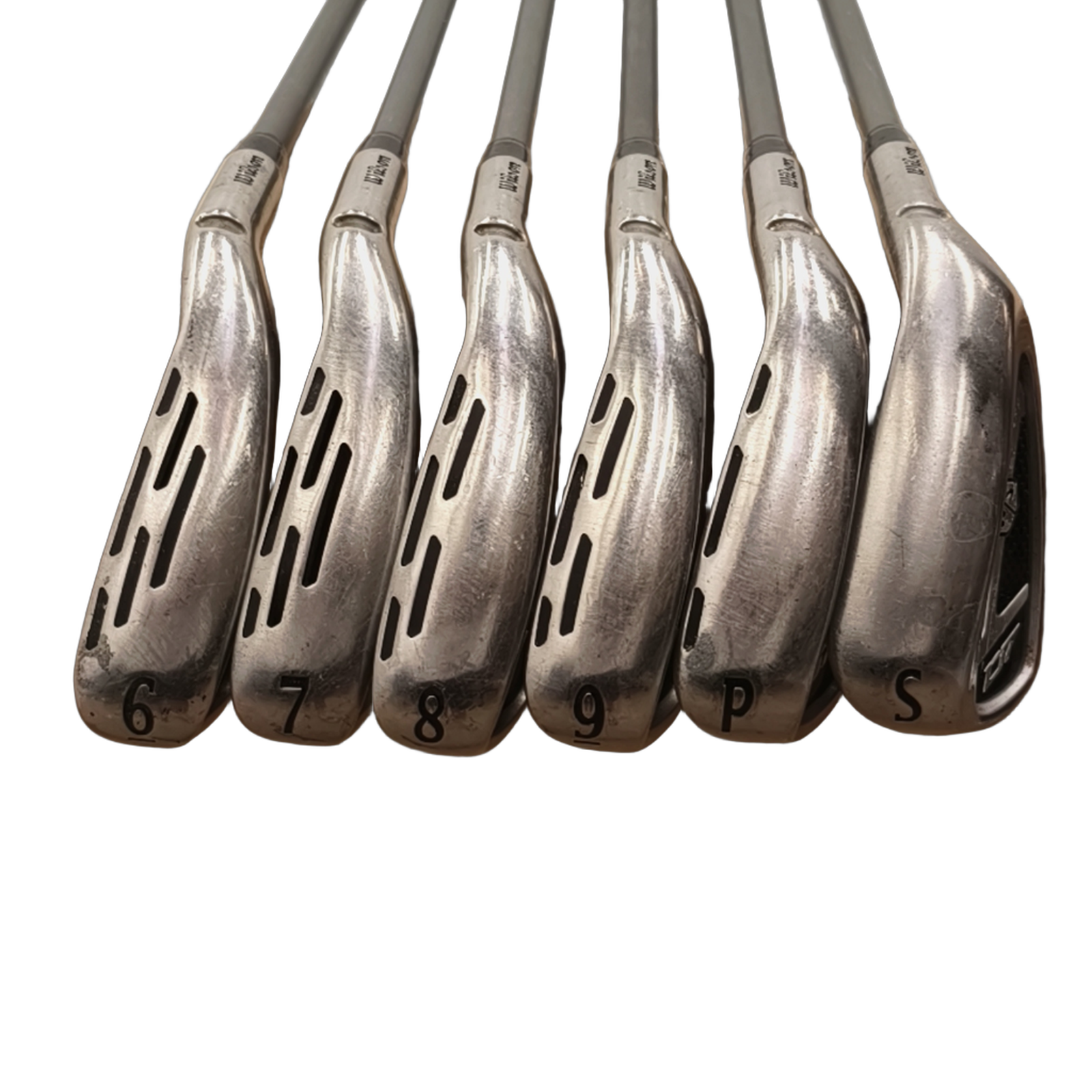 Wilson Staff D7 Jernsæt / 6-PW+SW / Flex A-flex / Grafit [model:birefnet-general] [bg:handrolled]