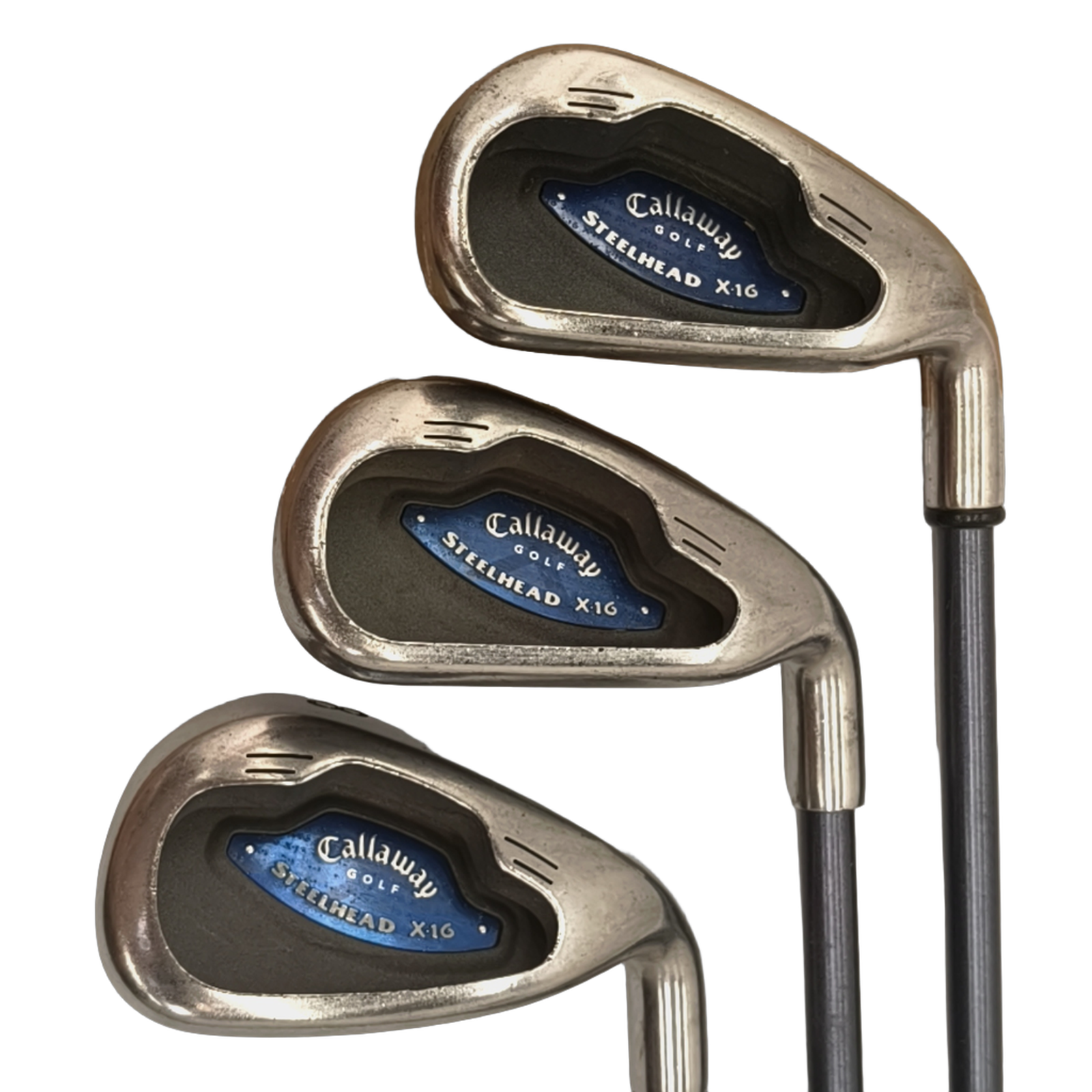 Venstre Callaway Steelhead X-16 Jernsæt / 6-PW+SW / Flex A-flex / Grafit [model:birefnet-general] [bg:handrolled]
