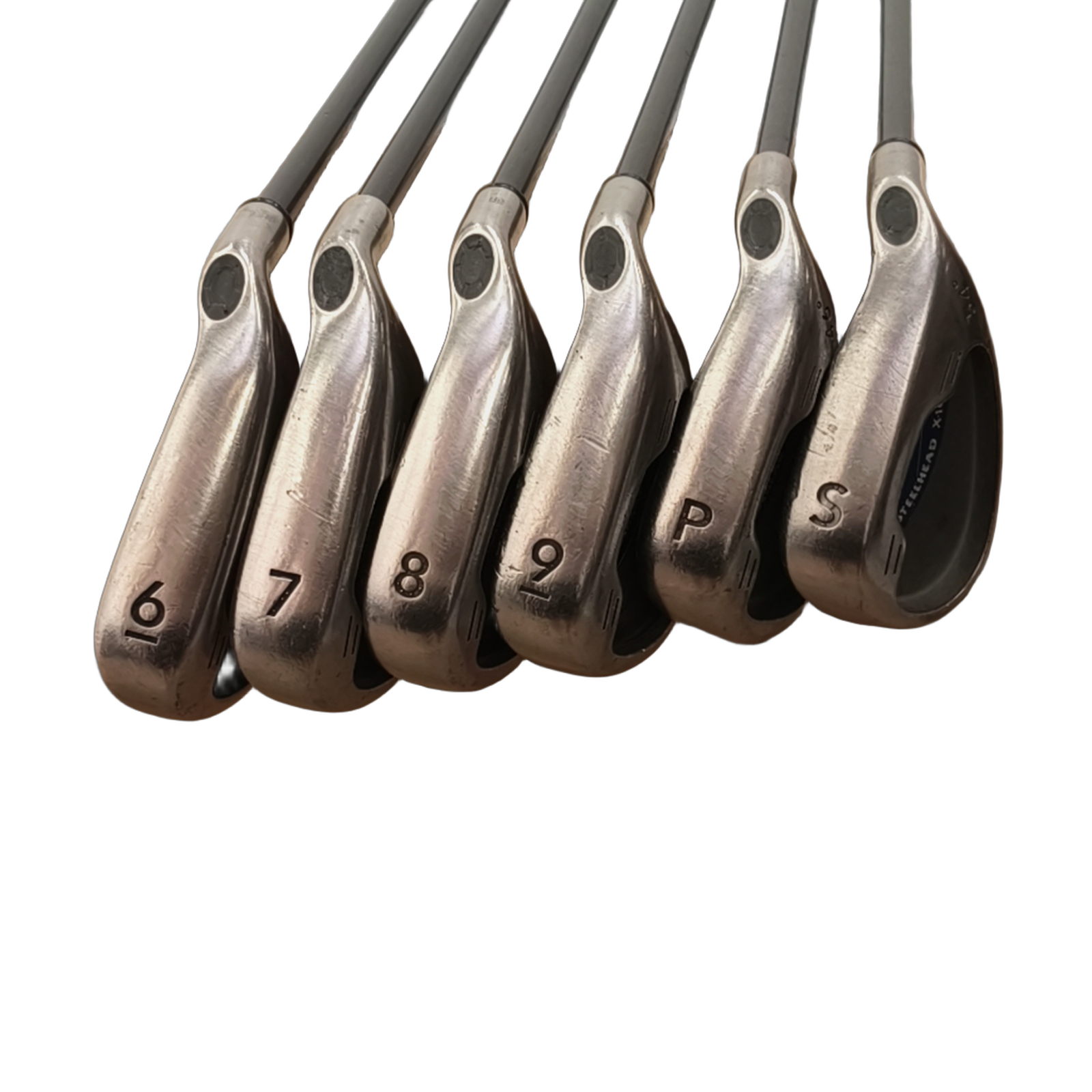 Venstre Callaway Steelhead X-16 Jernsæt / 6-PW+SW / Flex A-flex / Grafit [model:birefnet-general] [bg:handrolled]