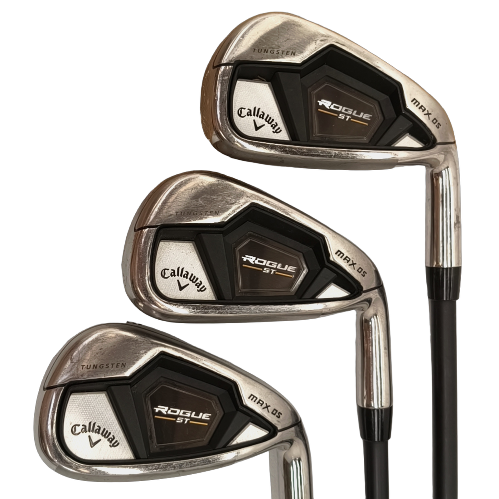 Callaway Rogue ST Max OS Jernsæt / 6-9i / Flex Ladies / Grafit [model:birefnet-general] [bg:handrolled]