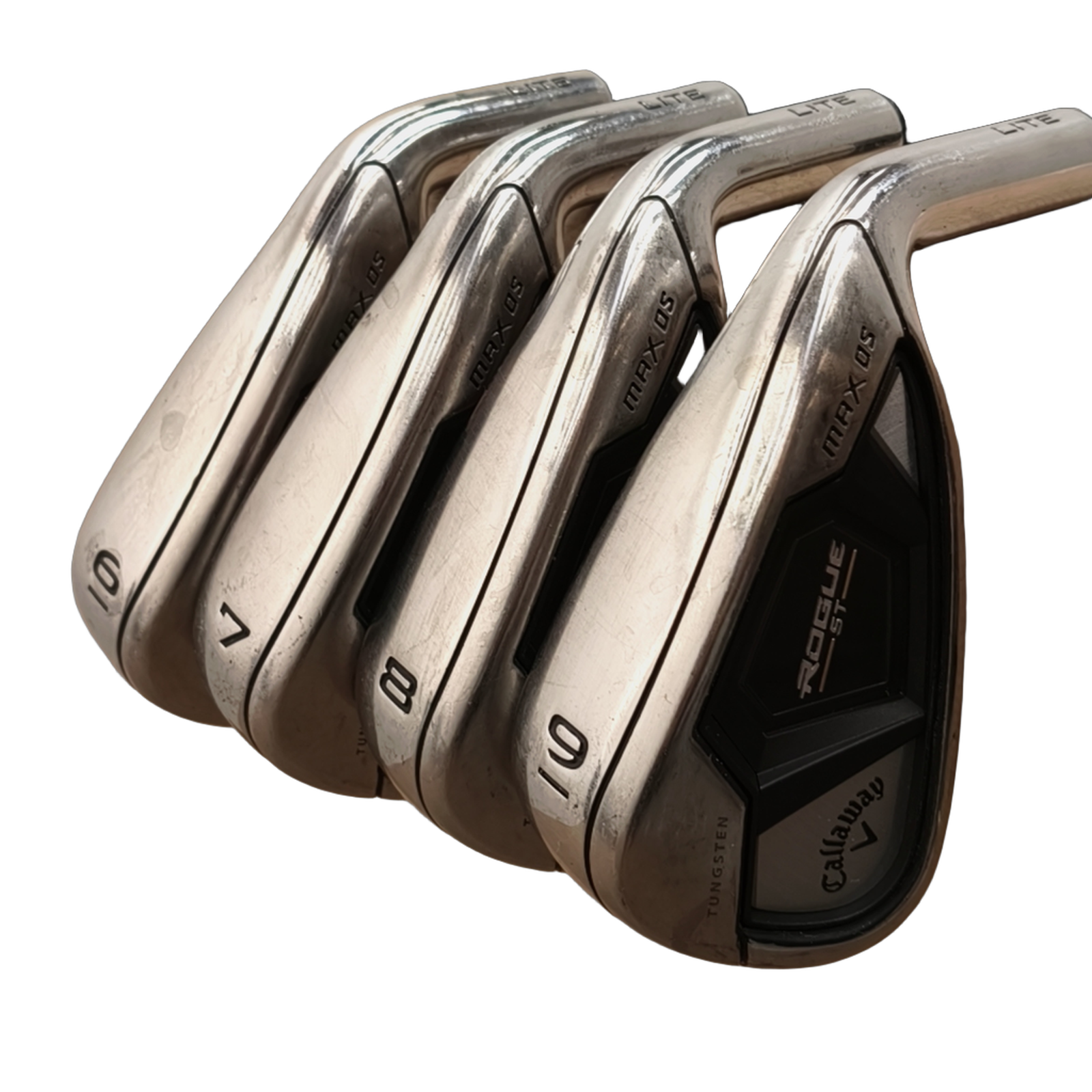 Callaway Rogue ST Max OS Jernsæt / 6-9i / Flex Ladies / Grafit [model:birefnet-general] [bg:handrolled]