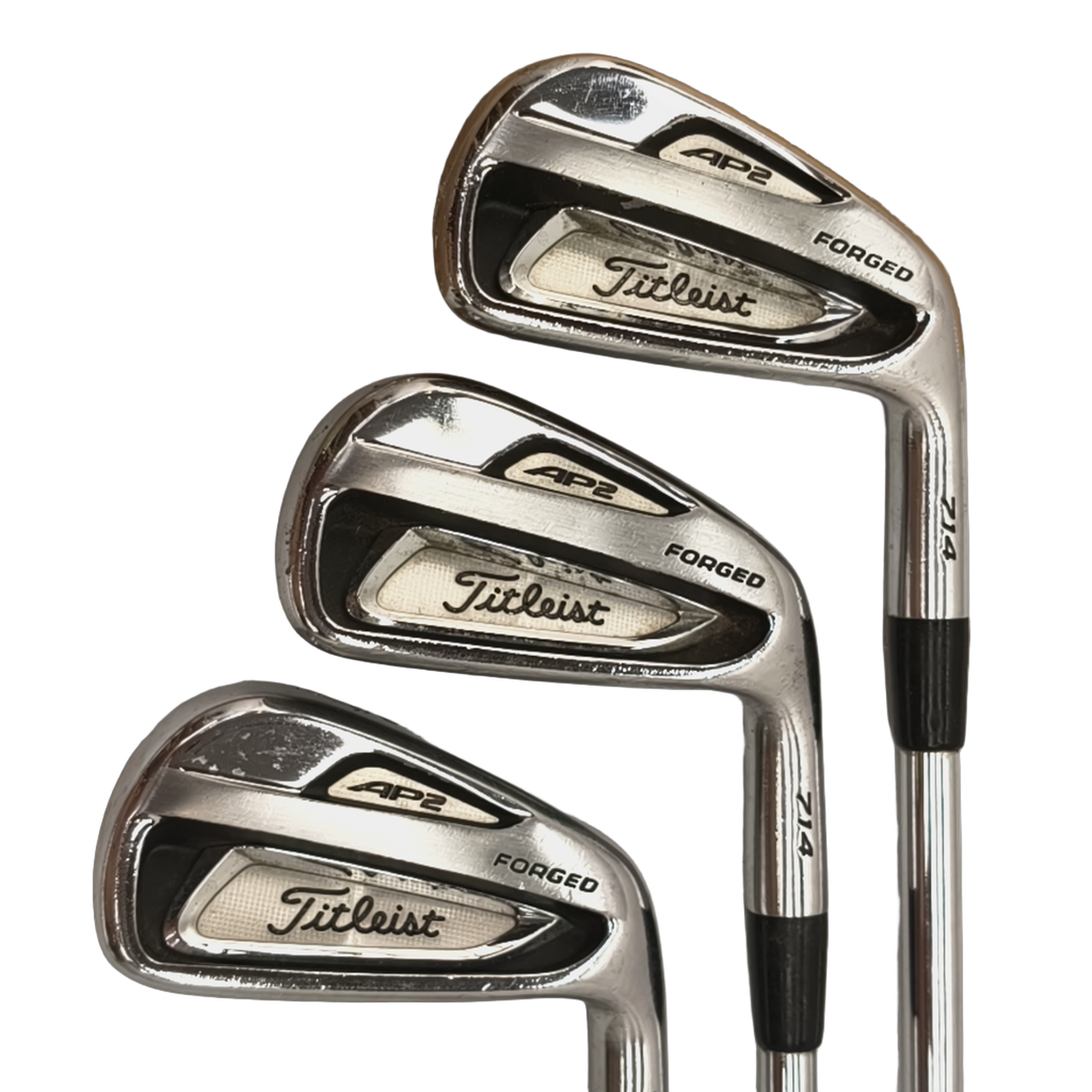 Titleist AP2 714 Forged Jernsæt / 4-PW / Flex Stiff / Stål [model:birefnet-general] [bg:handrolled]