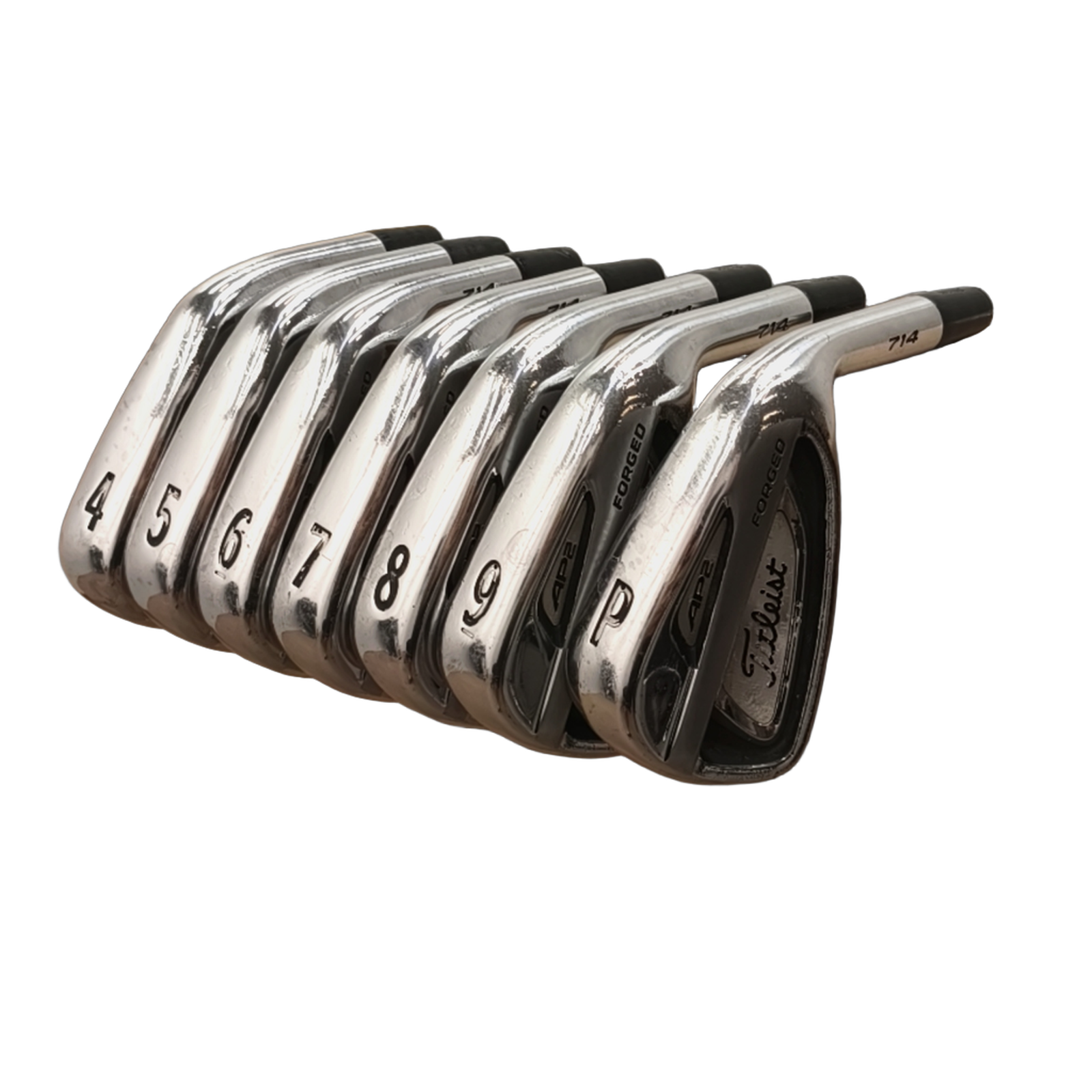 Titleist AP2 714 Forged Jernsæt / 4-PW / Flex Stiff / Stål [model:birefnet-general] [bg:handrolled]