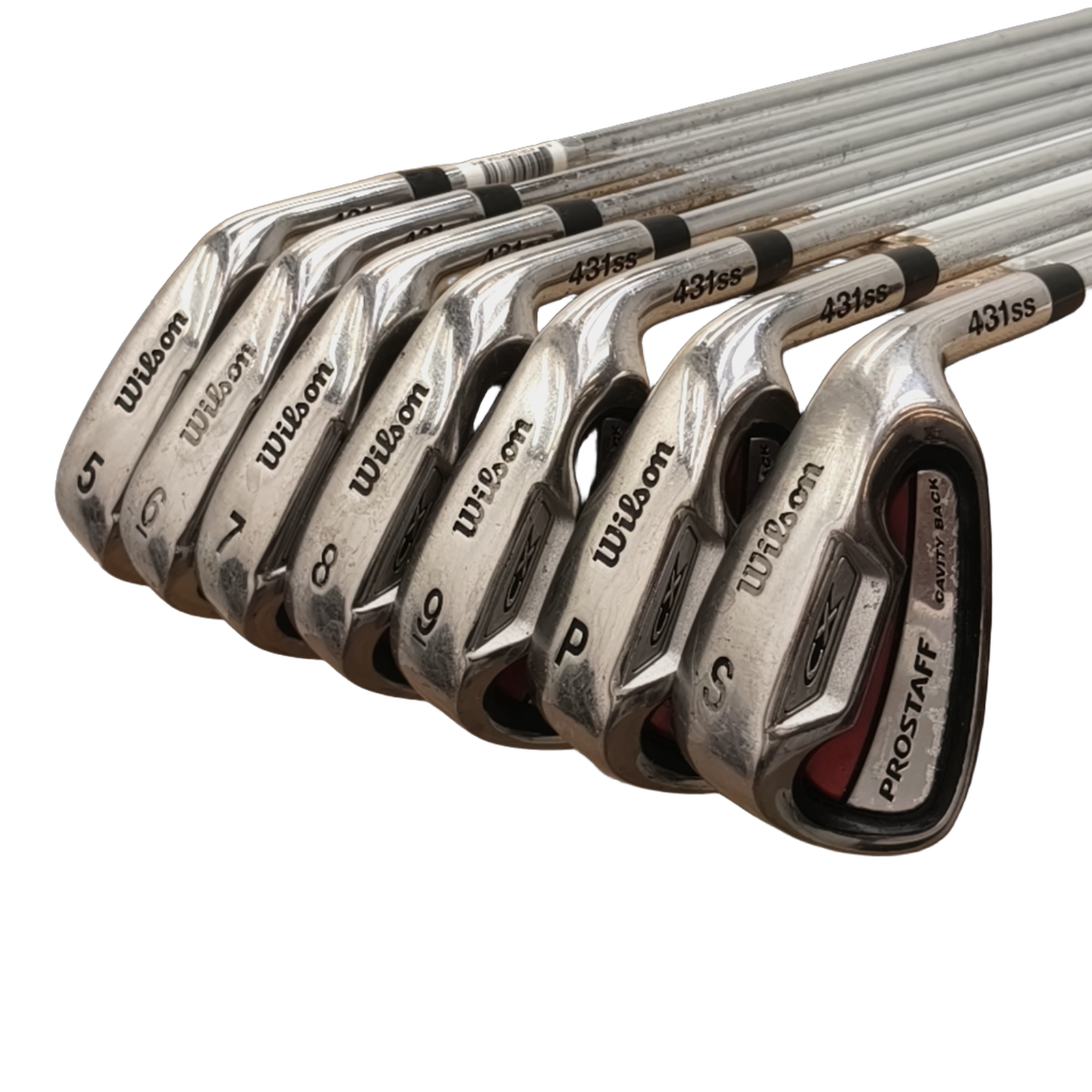 Wilson Prostaff Jernsæt / 5-PW+SW / Flex Regular / Stål [model:birefnet-general] [bg:handrolled]