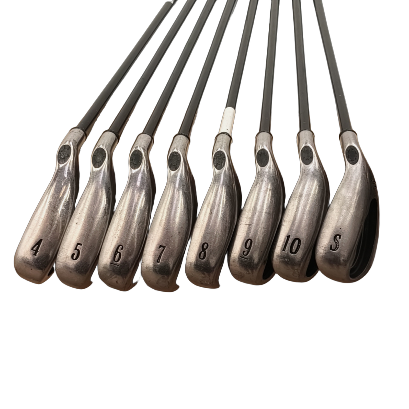 Callaway Big Bertha 2004 Jernsæt / 4-PW+SW / Flex A-flex / Grafit [model:birefnet-general] [bg:handrolled]