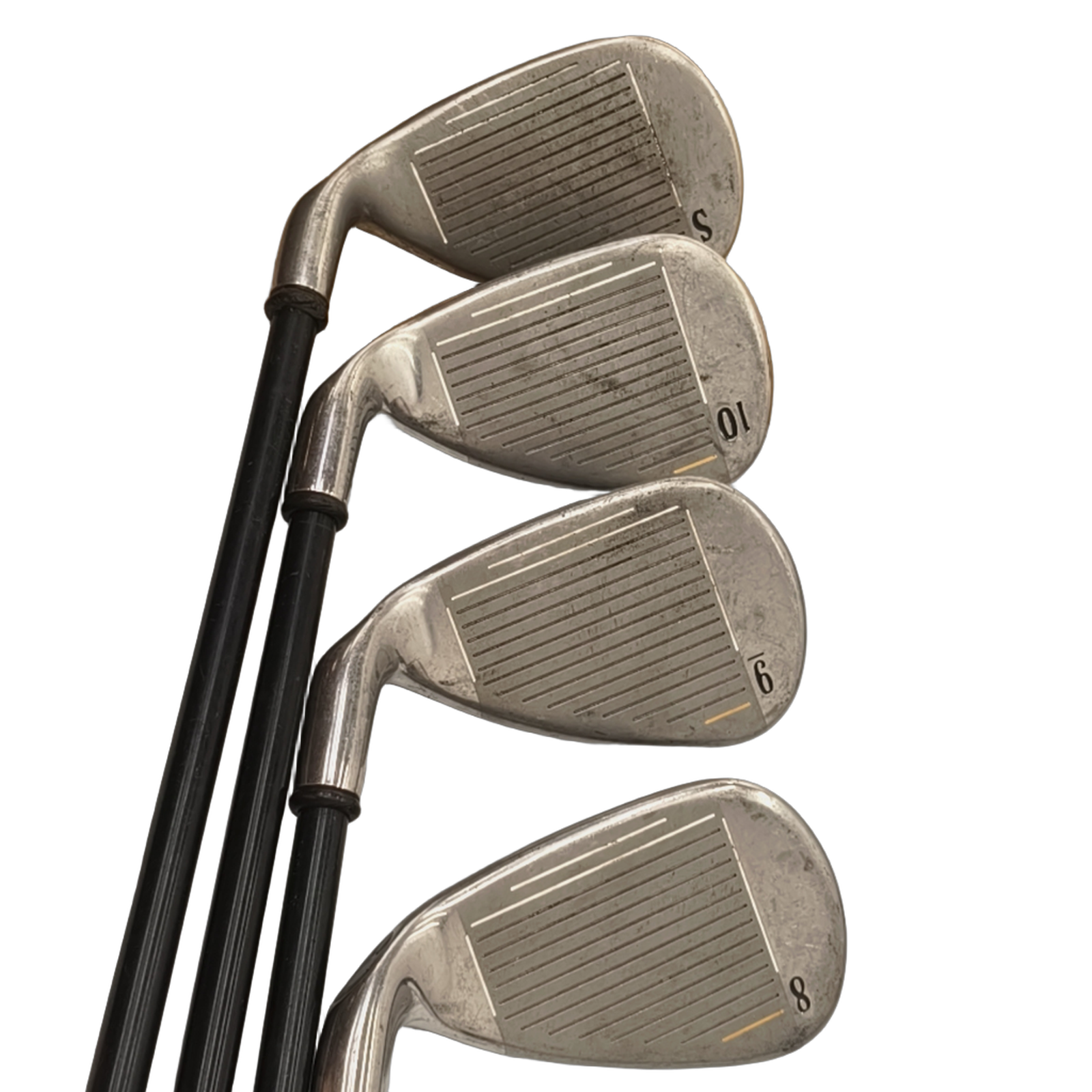 Callaway Big Bertha 2004 Jernsæt / 4-PW+SW / Flex A-flex / Grafit [model:birefnet-general] [bg:handrolled]