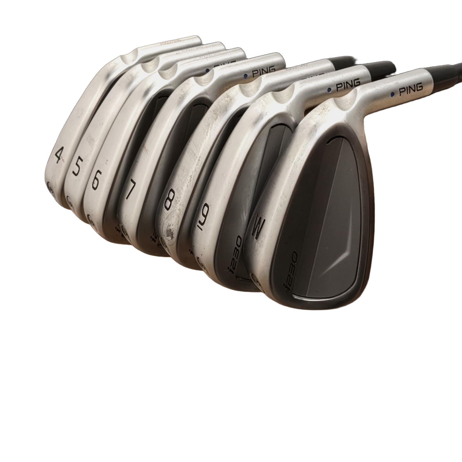 PING i230 Jernsæt / 4-PW / Flex Regular / Grafit [model:birefnet-general] [bg:handrolled]
