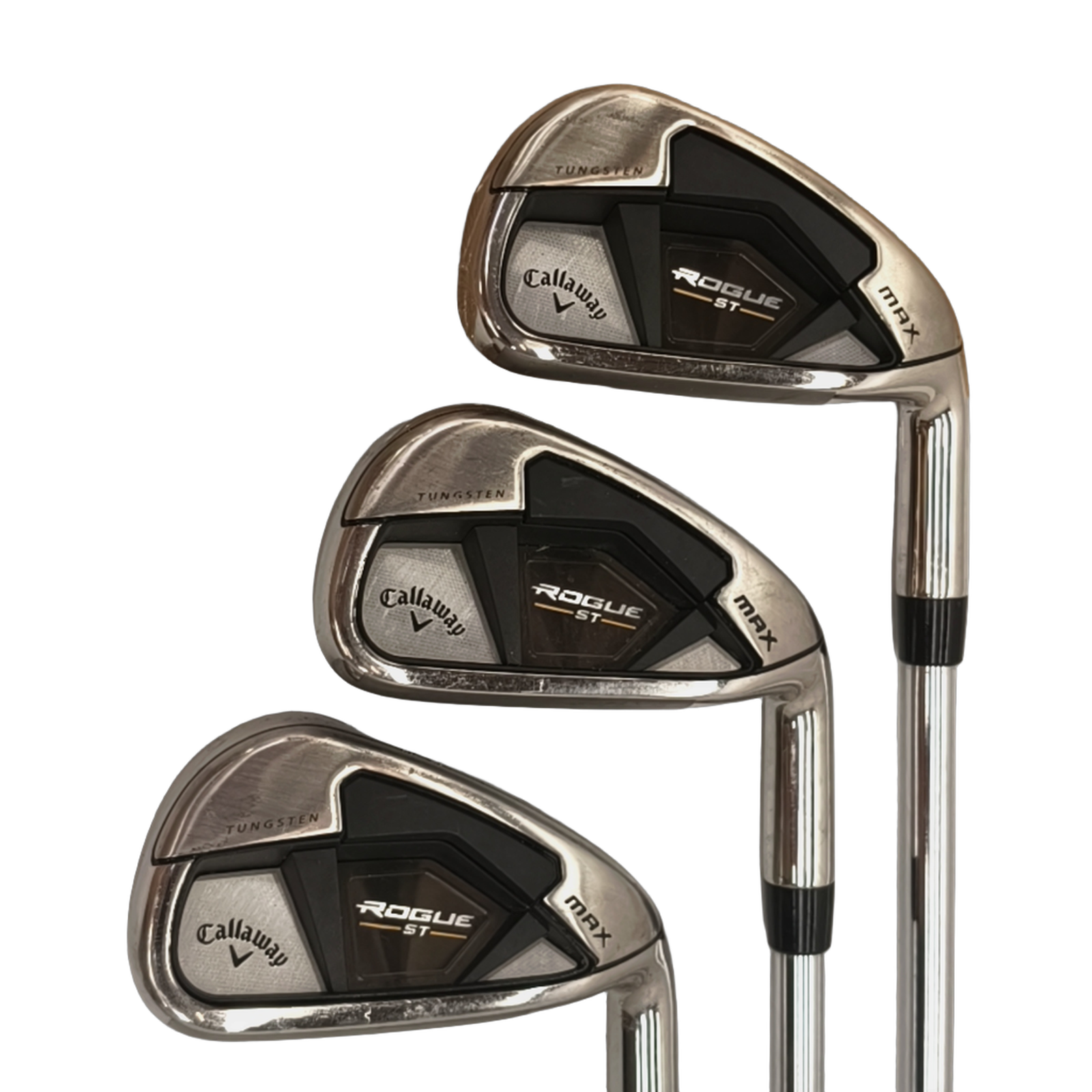 Callaway Rogue ST Max Jernsæt / 5-PW / Flex Regular / Stål [model:birefnet-general] [bg:handrolled]