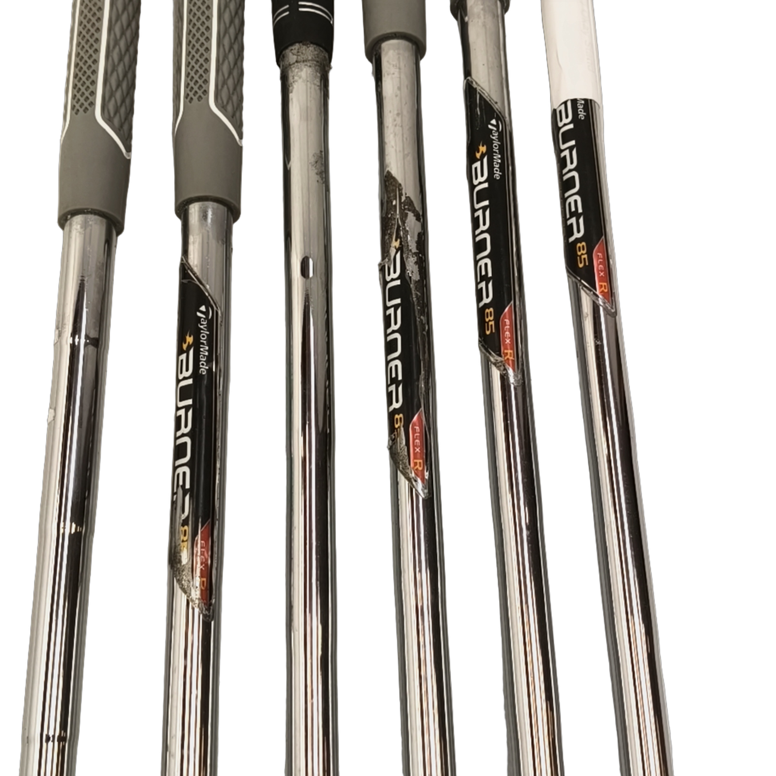 Venstre TaylorMade Burner Superlaunch Jernsæt / 4-PW / Flex Regular / Stål [model:birefnet-general] [bg:handrolled]