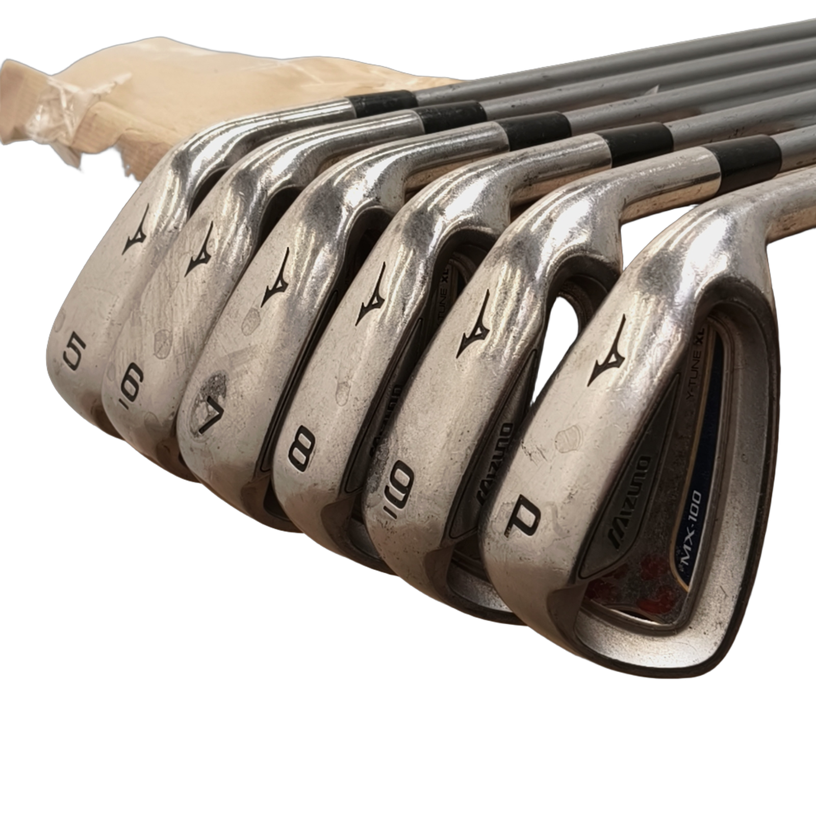 Mizuno MX-100 Jernsæt / 5-PW / Flex Regular / Grafit [model:birefnet-general] [bg:handrolled]
