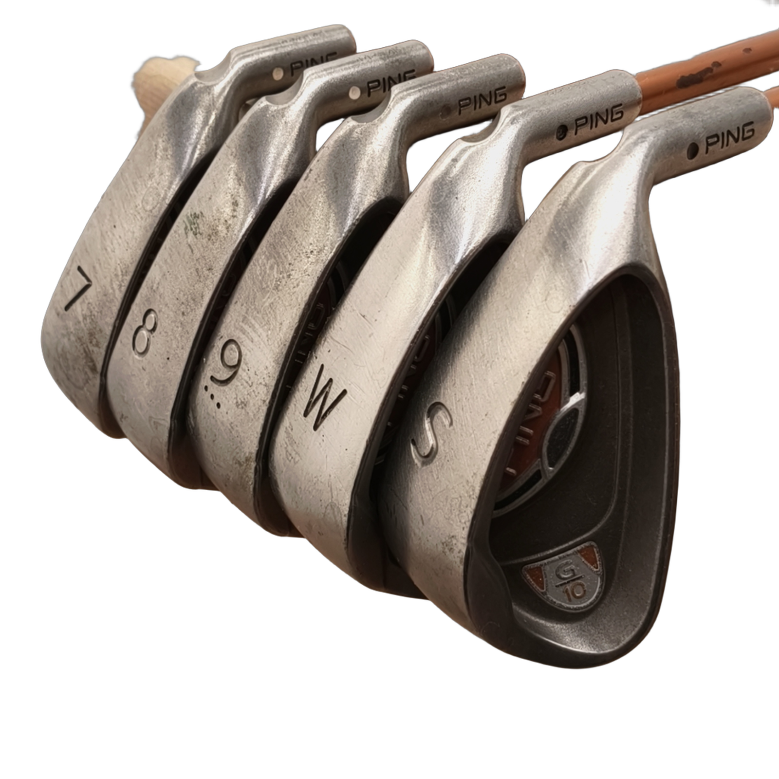 PING G10 Jernsæt / 7-PW+SW / Flex Regular / Grafit [model:birefnet-general] [bg:handrolled]