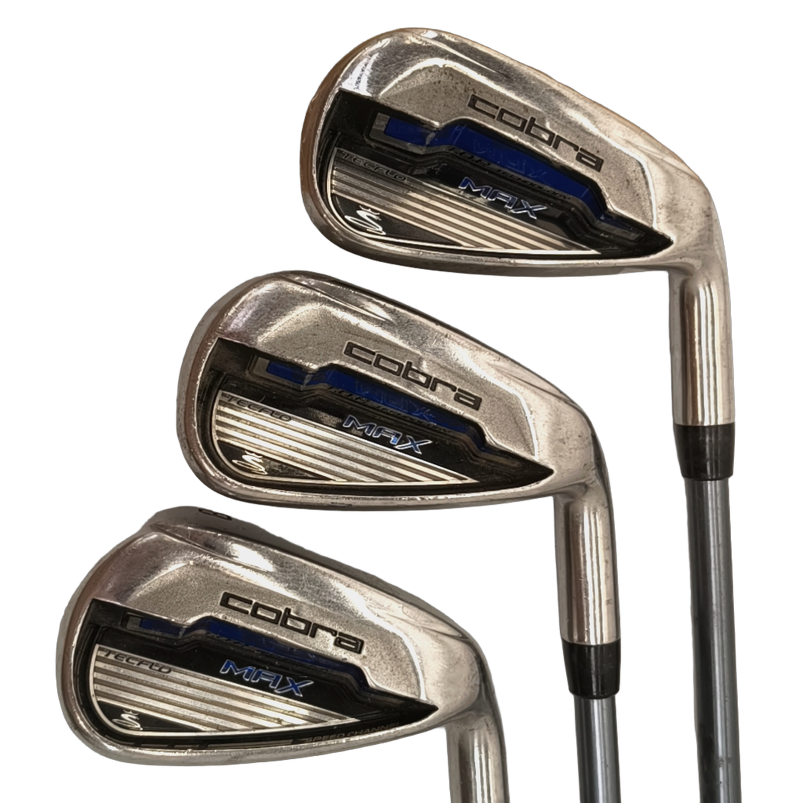 Cobra Max Jernsæt / 6-PW+GW+SW / Flex A-flex / Grafit [model:birefnet-general] [bg:handrolled]